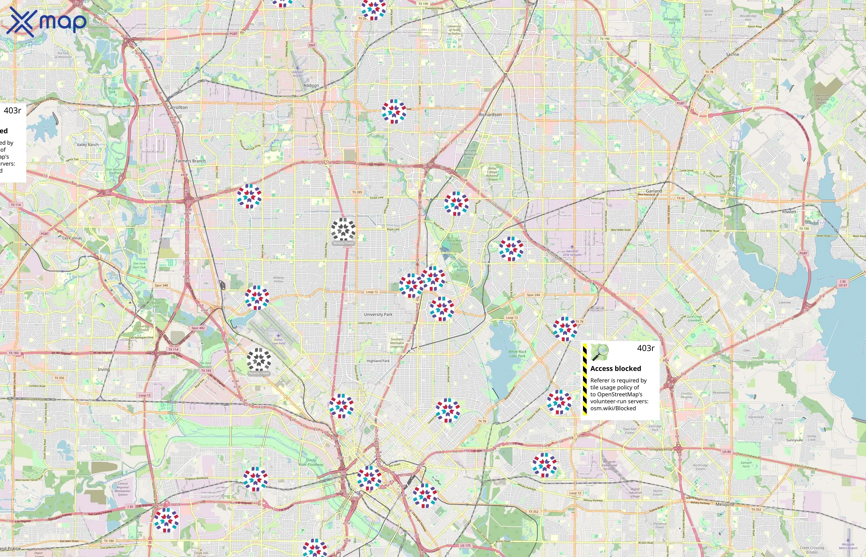 Dallas Public Library area coverage