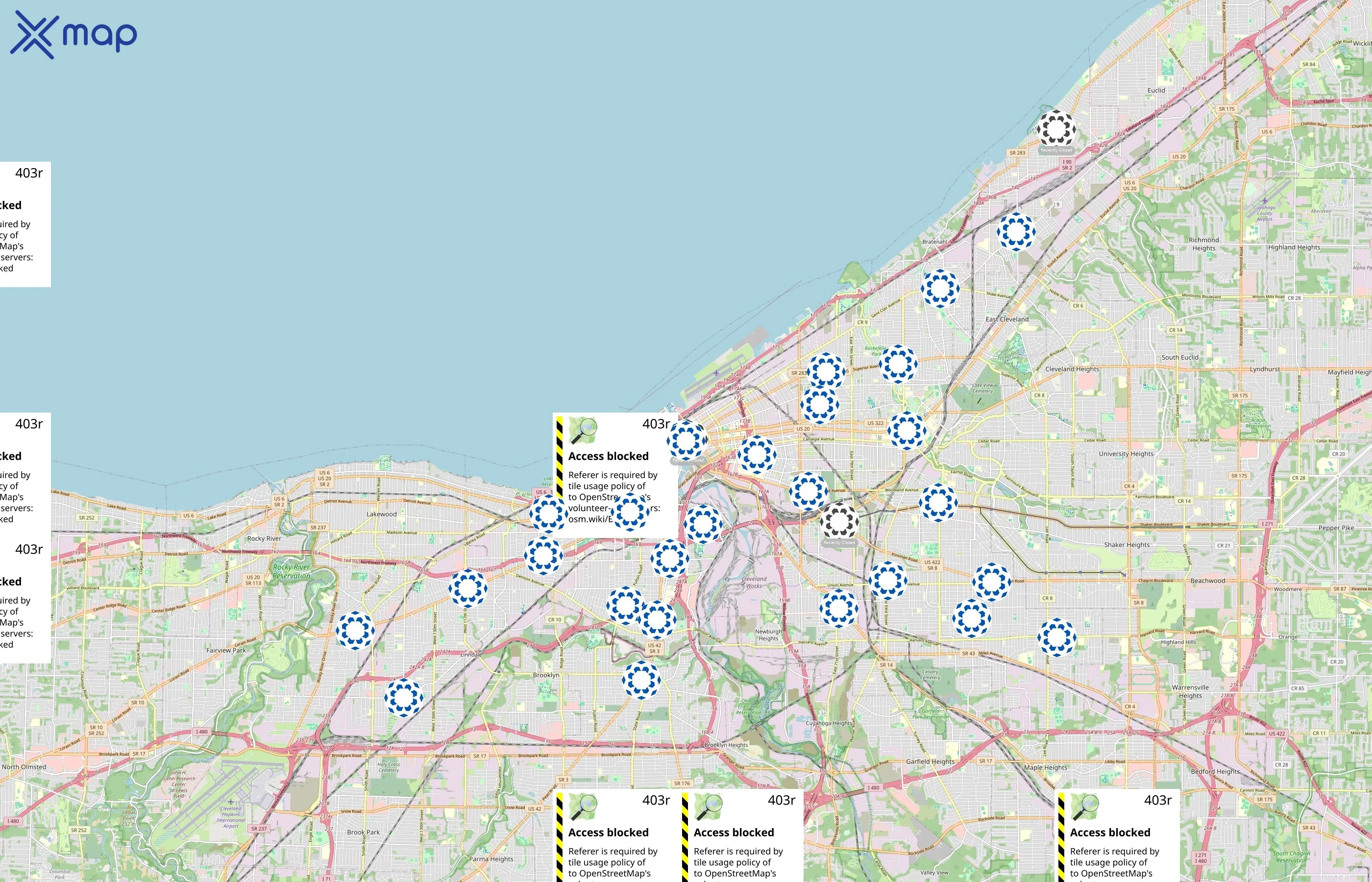 Cleveland Public Library area coverage
