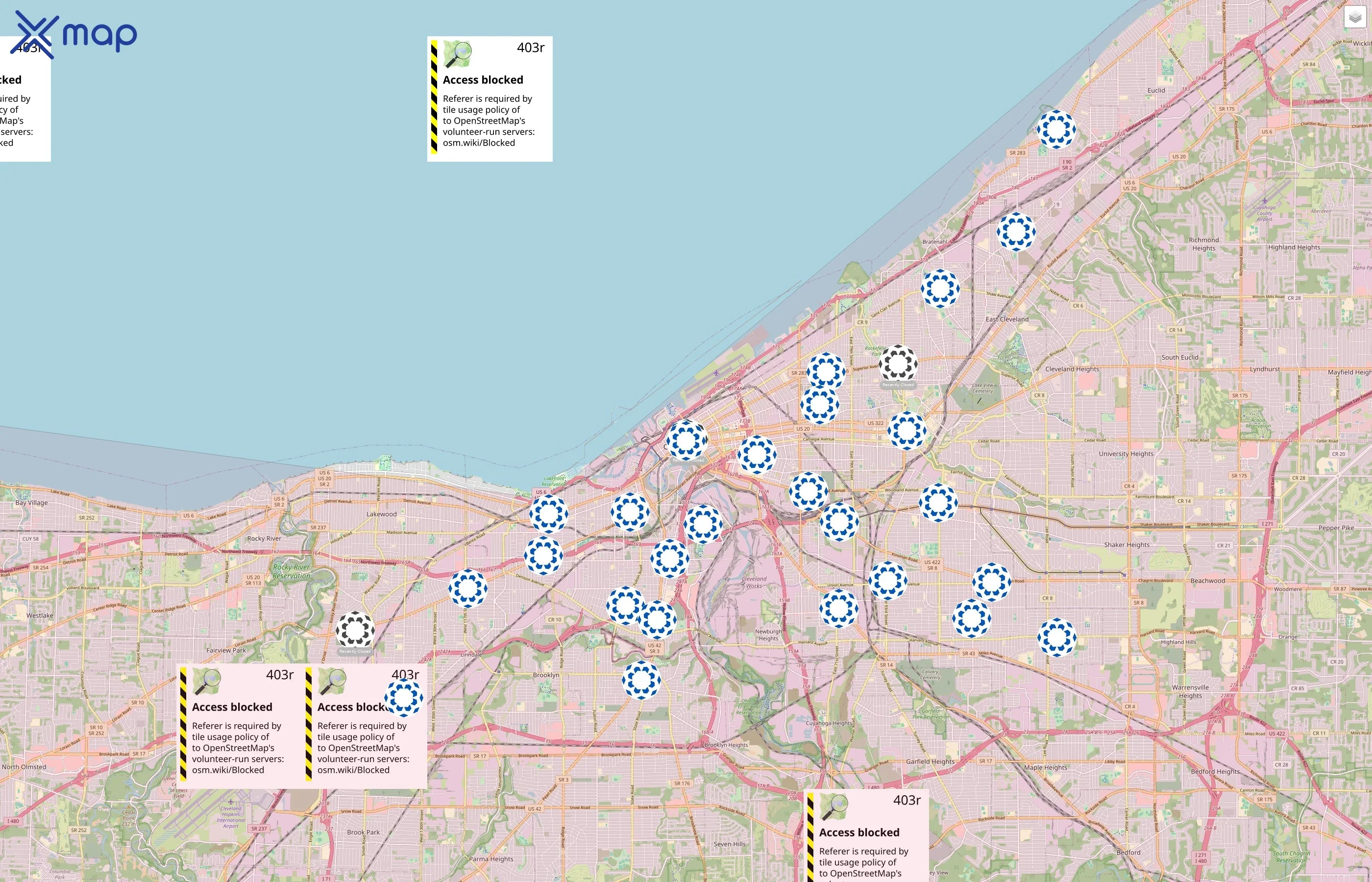 Cleveland Public Library traffic data