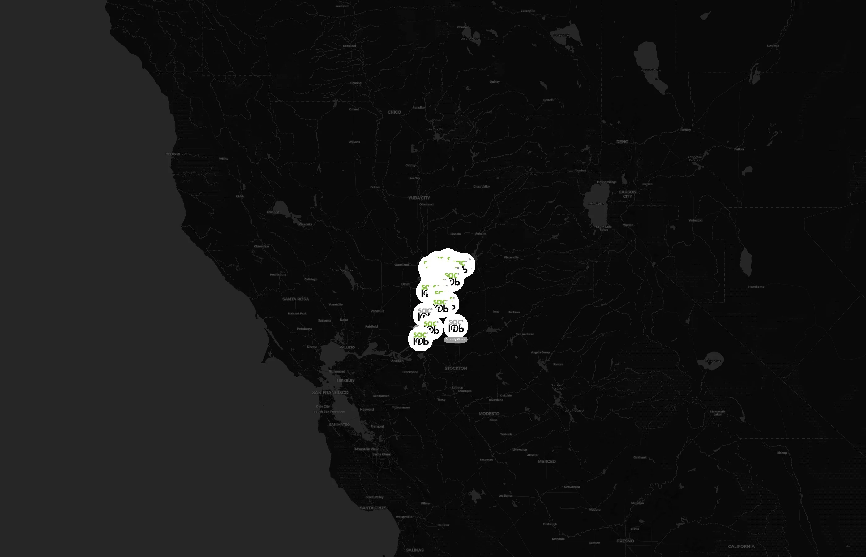 Sacramento Public Library city distribution