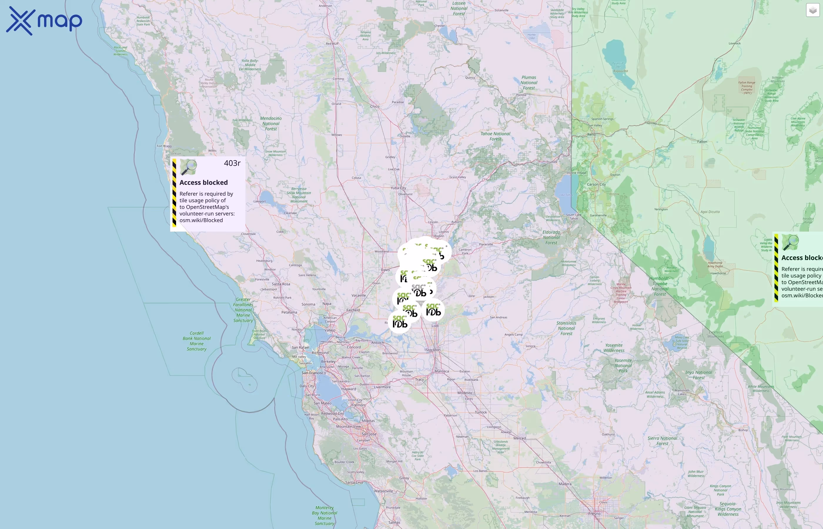 Sacramento Public Library street hotspots