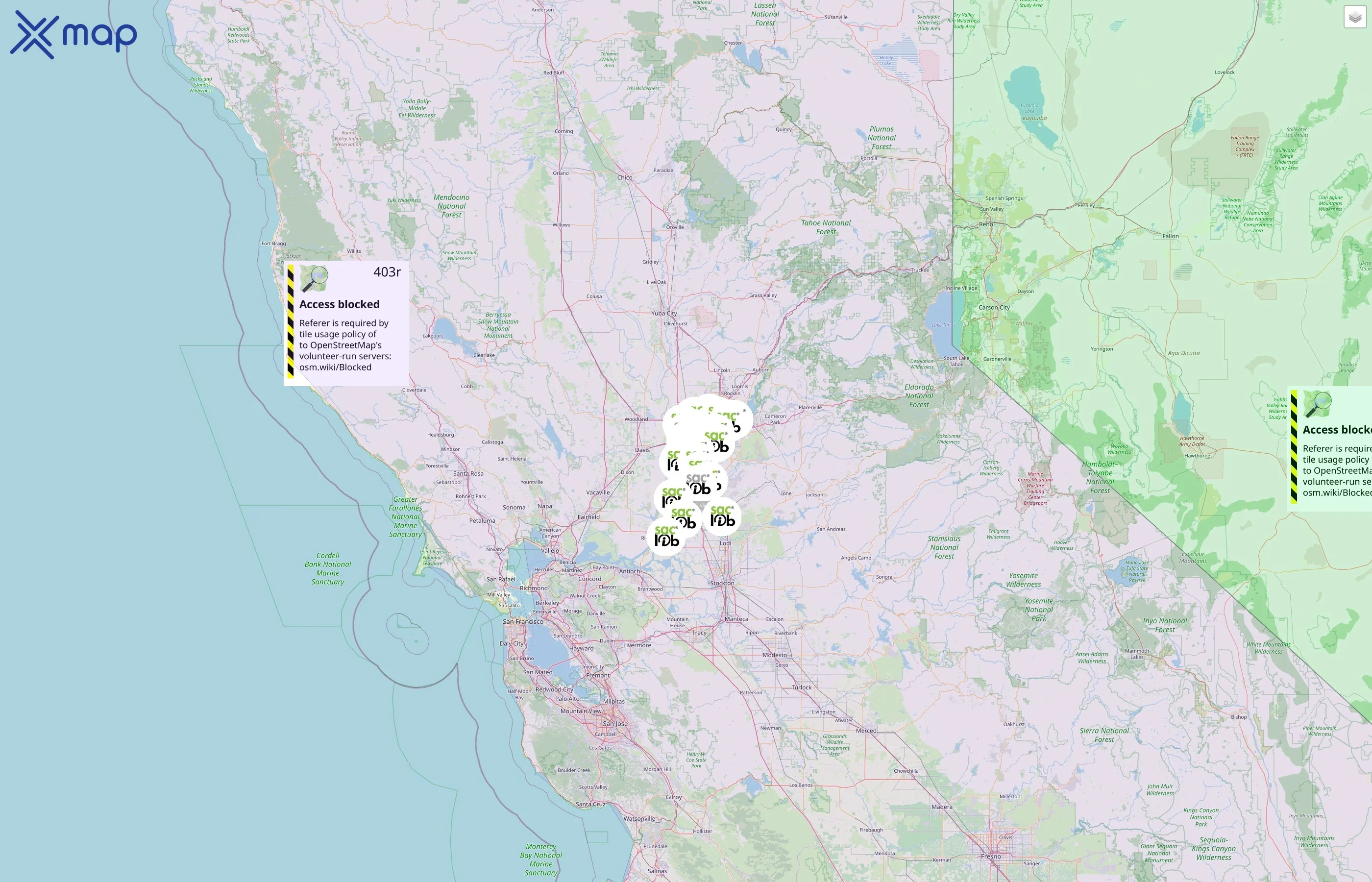 Sacramento Public Library street hotspots