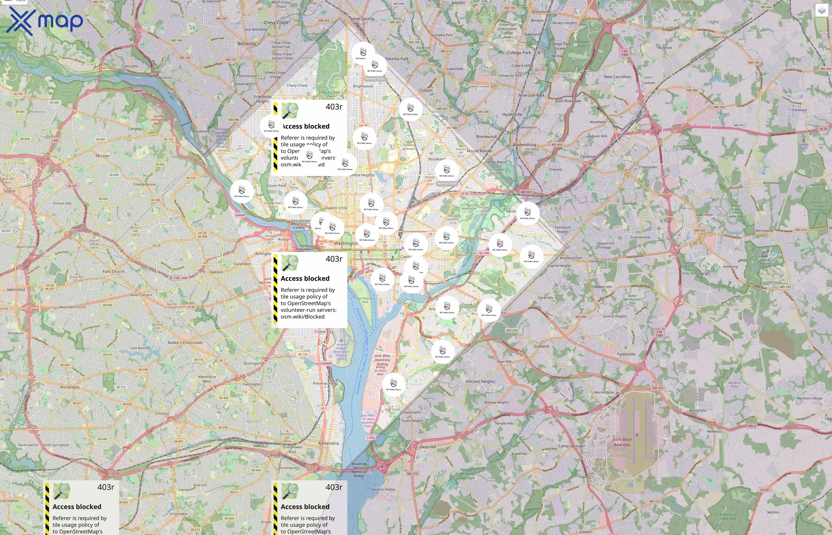 District of Columbia Public Library traffic data