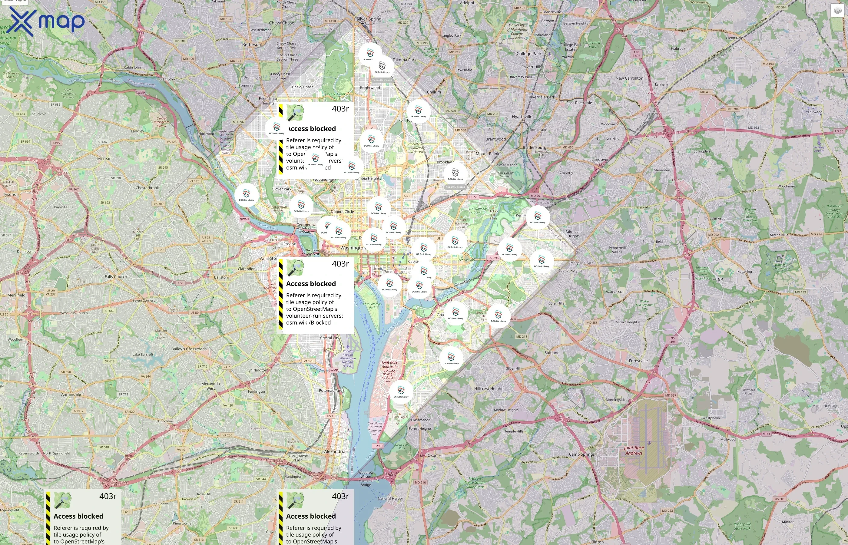 District of Columbia Public Library traffic data
