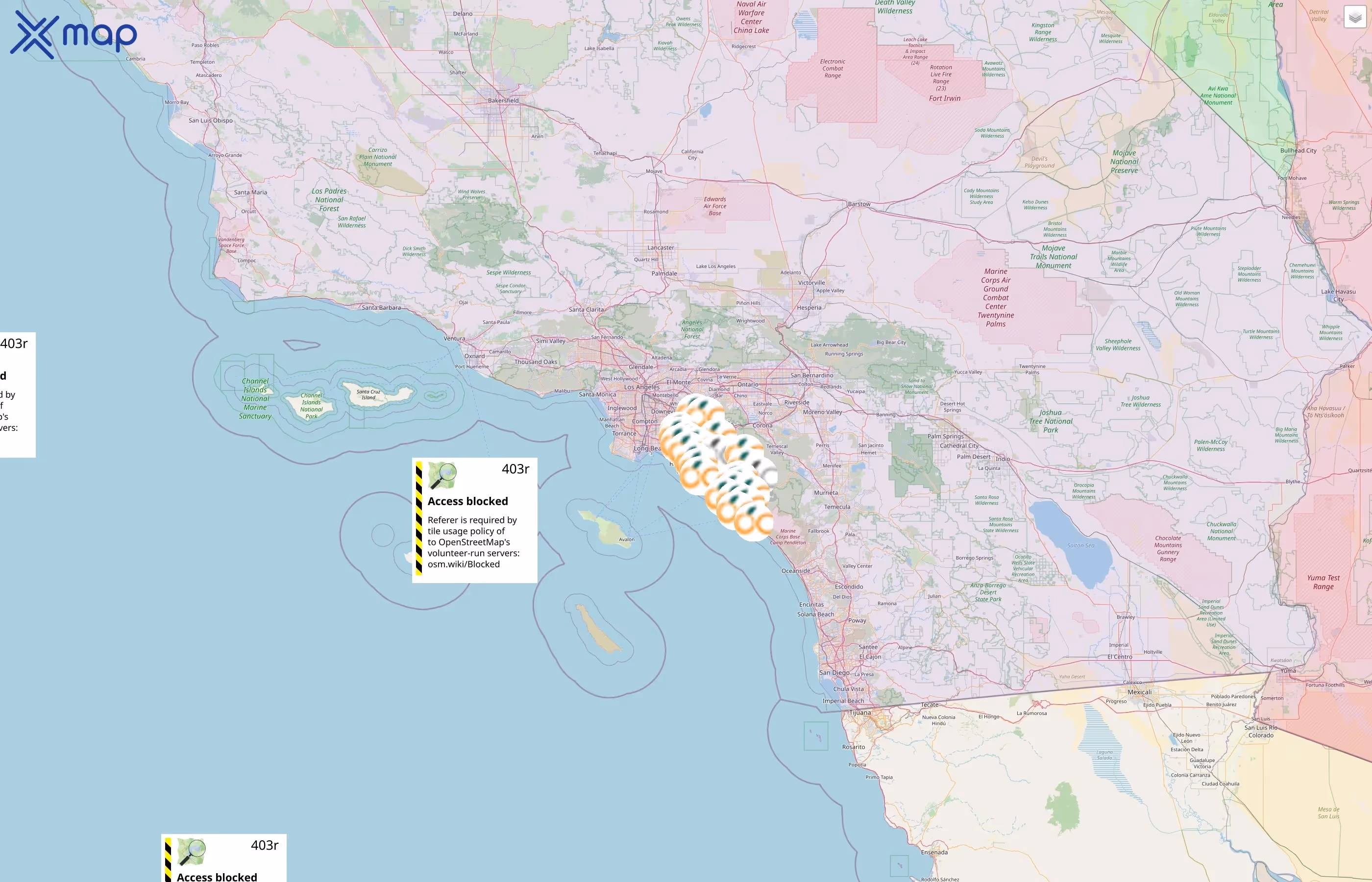 Orange County Public Libraries street hotspots