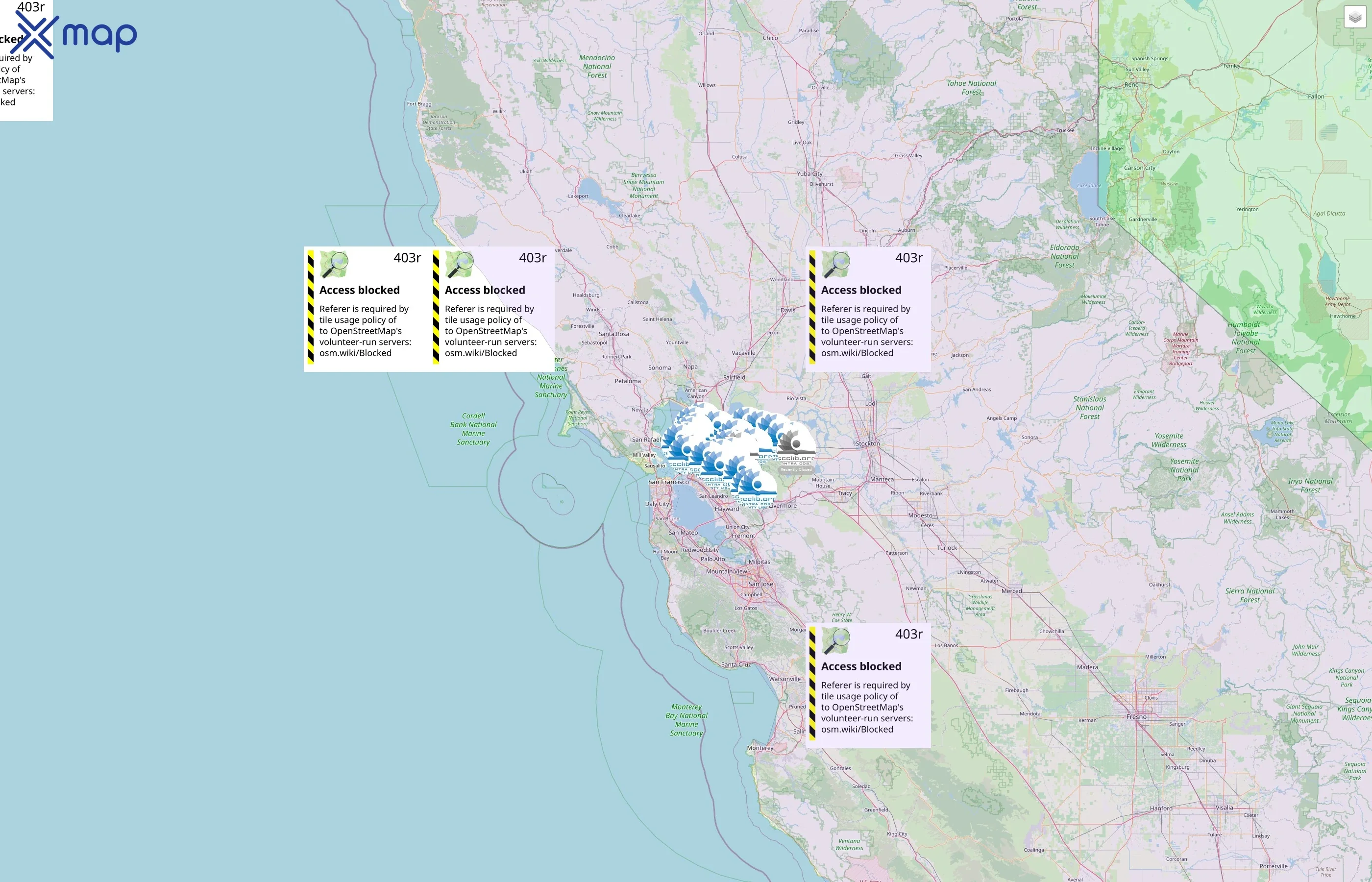 Contra Costa County Library street hotspots