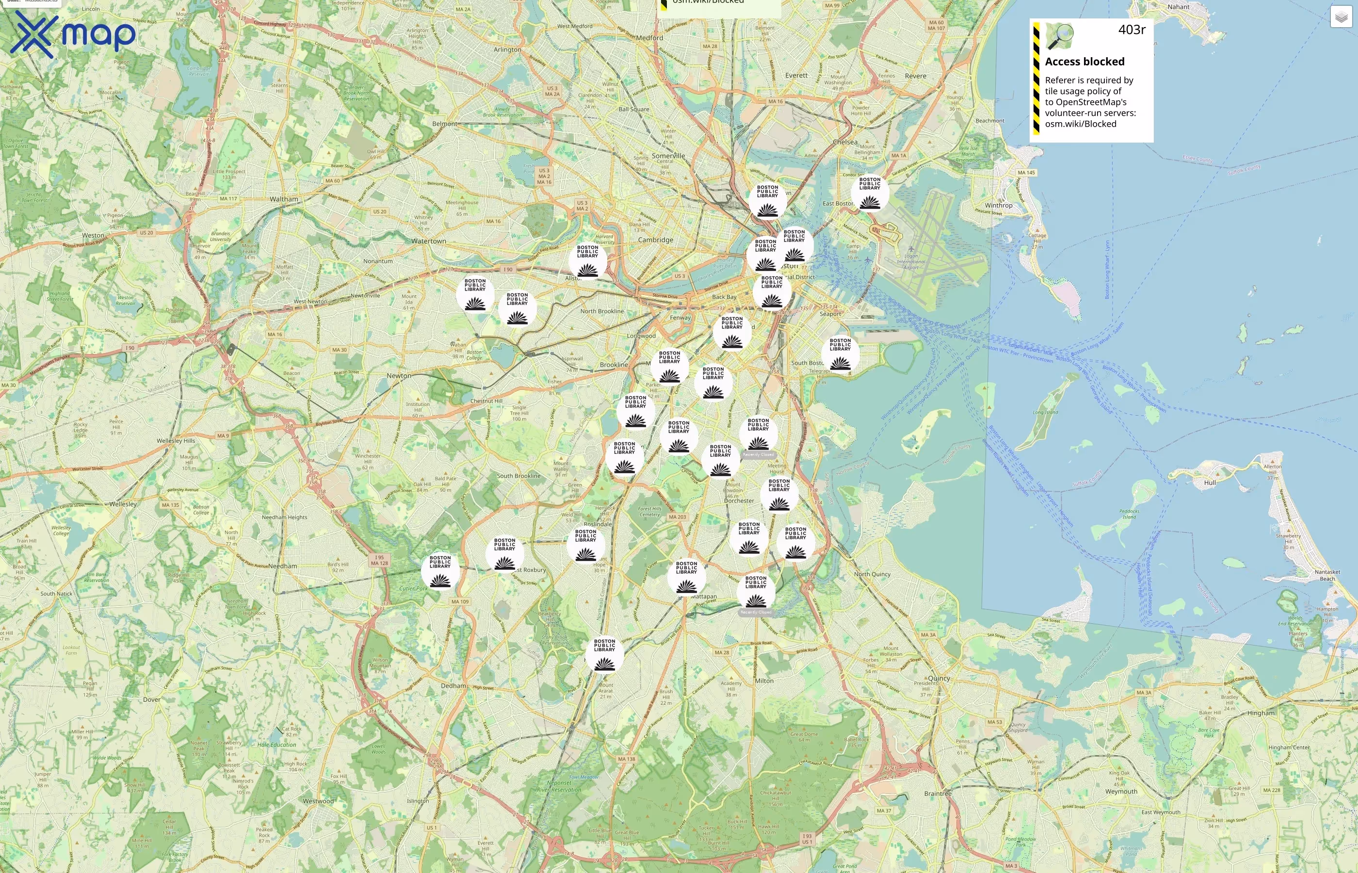Boston Public Library traffic data