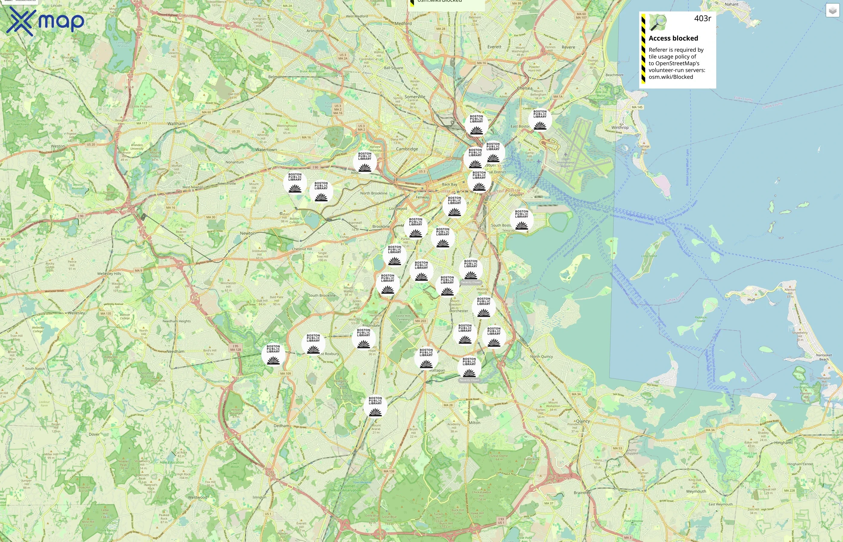 Boston Public Library traffic data