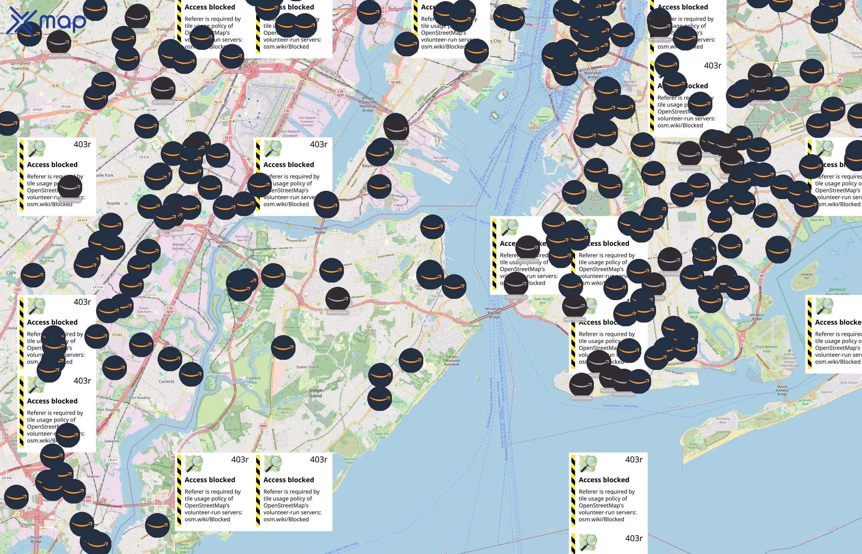 Amazon area coverage