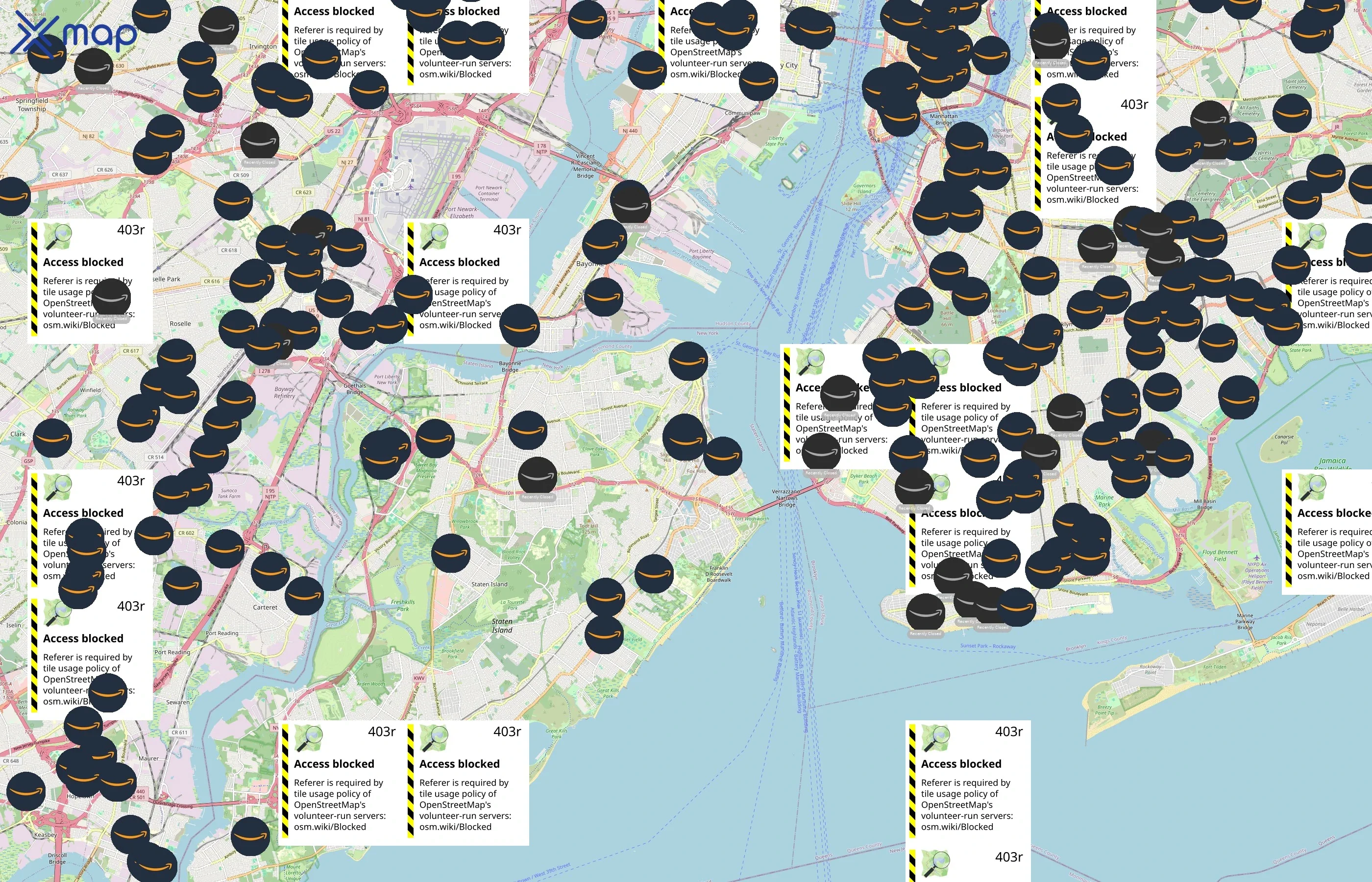 Amazon area coverage