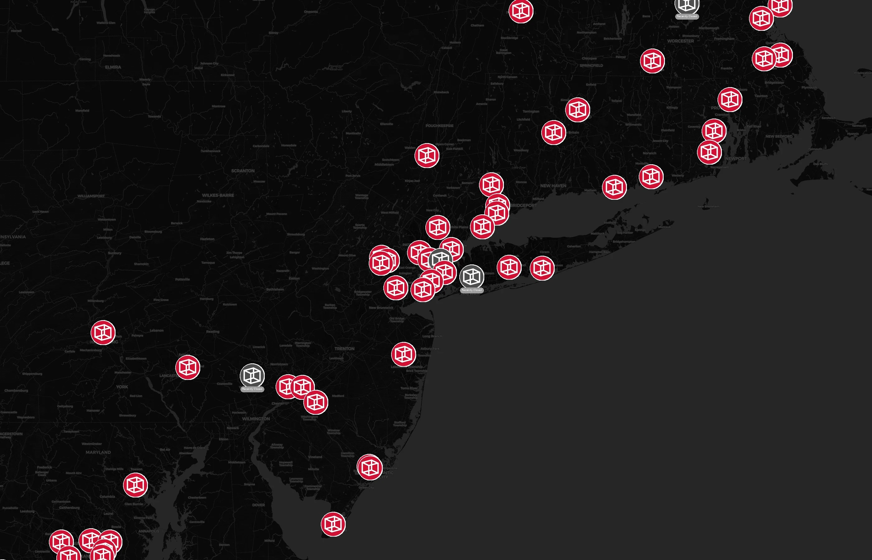 CubeSmart city distribution