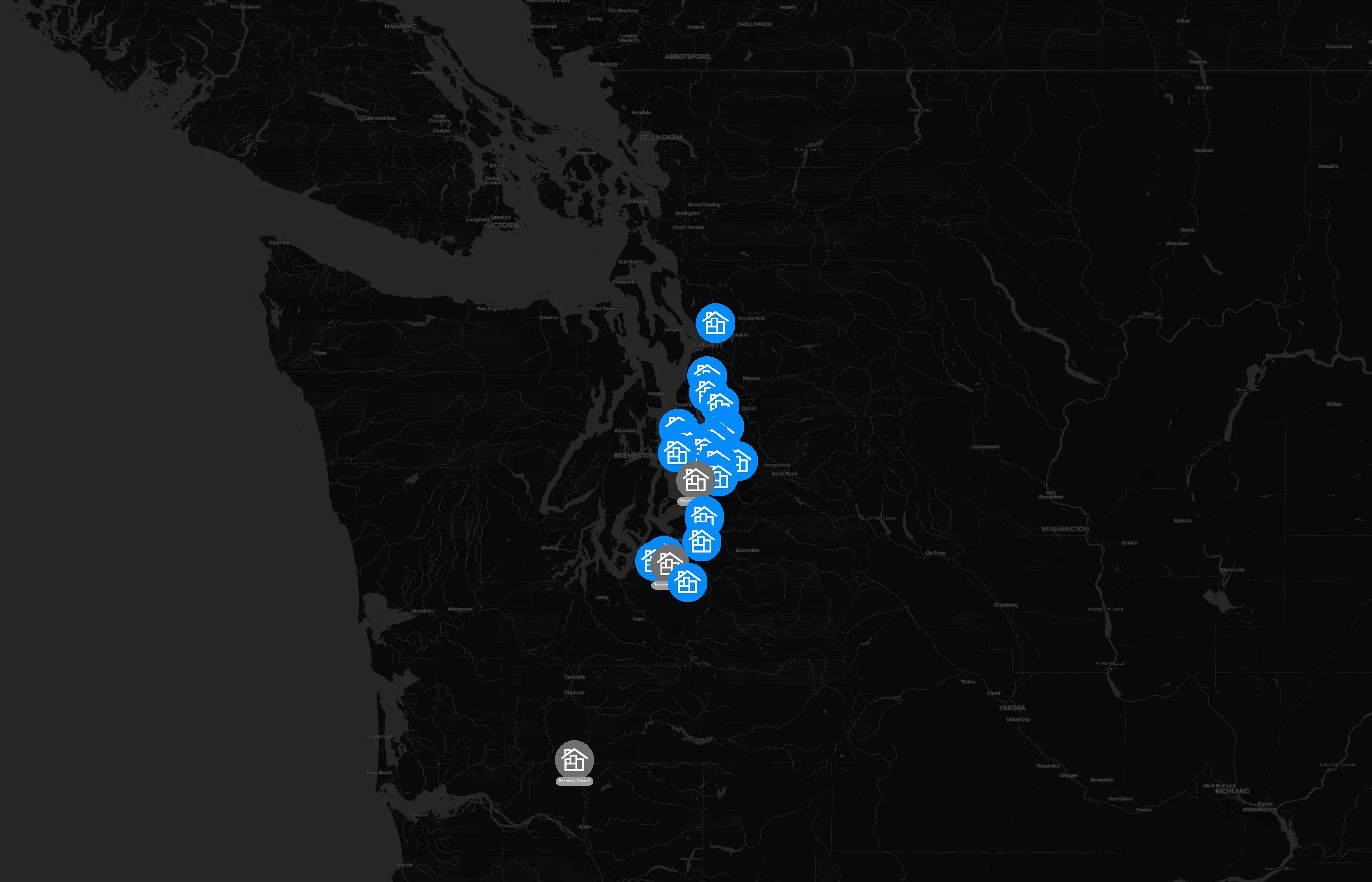 Neighbor city distribution