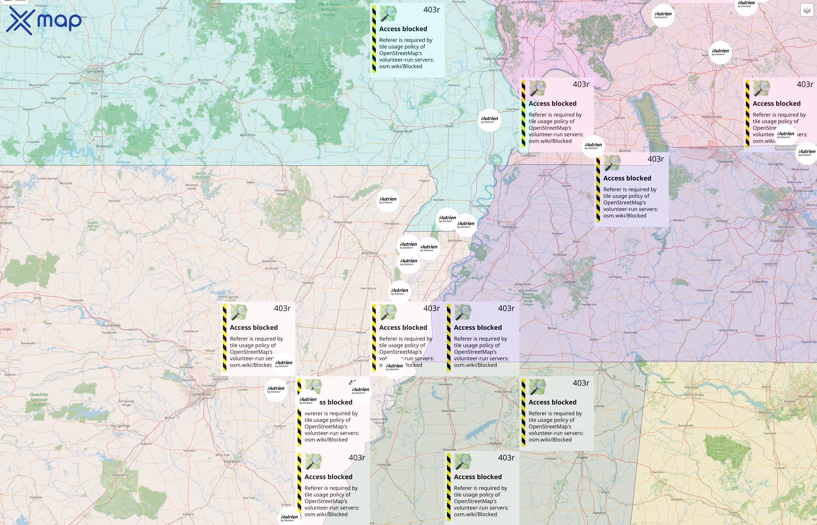 Nutrien Ag Solutions street hotspots