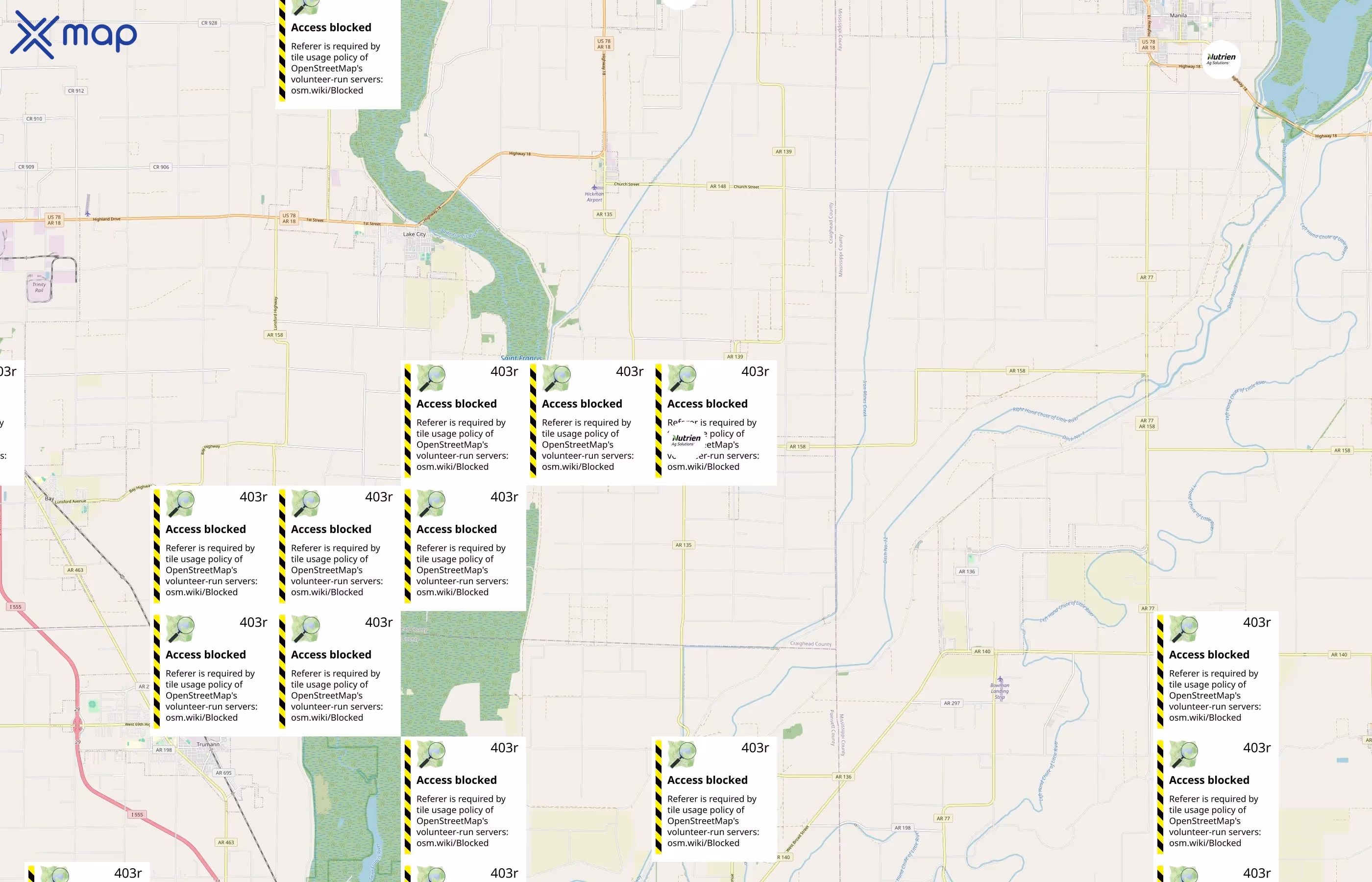 Nutrien Ag Solutions area coverage
