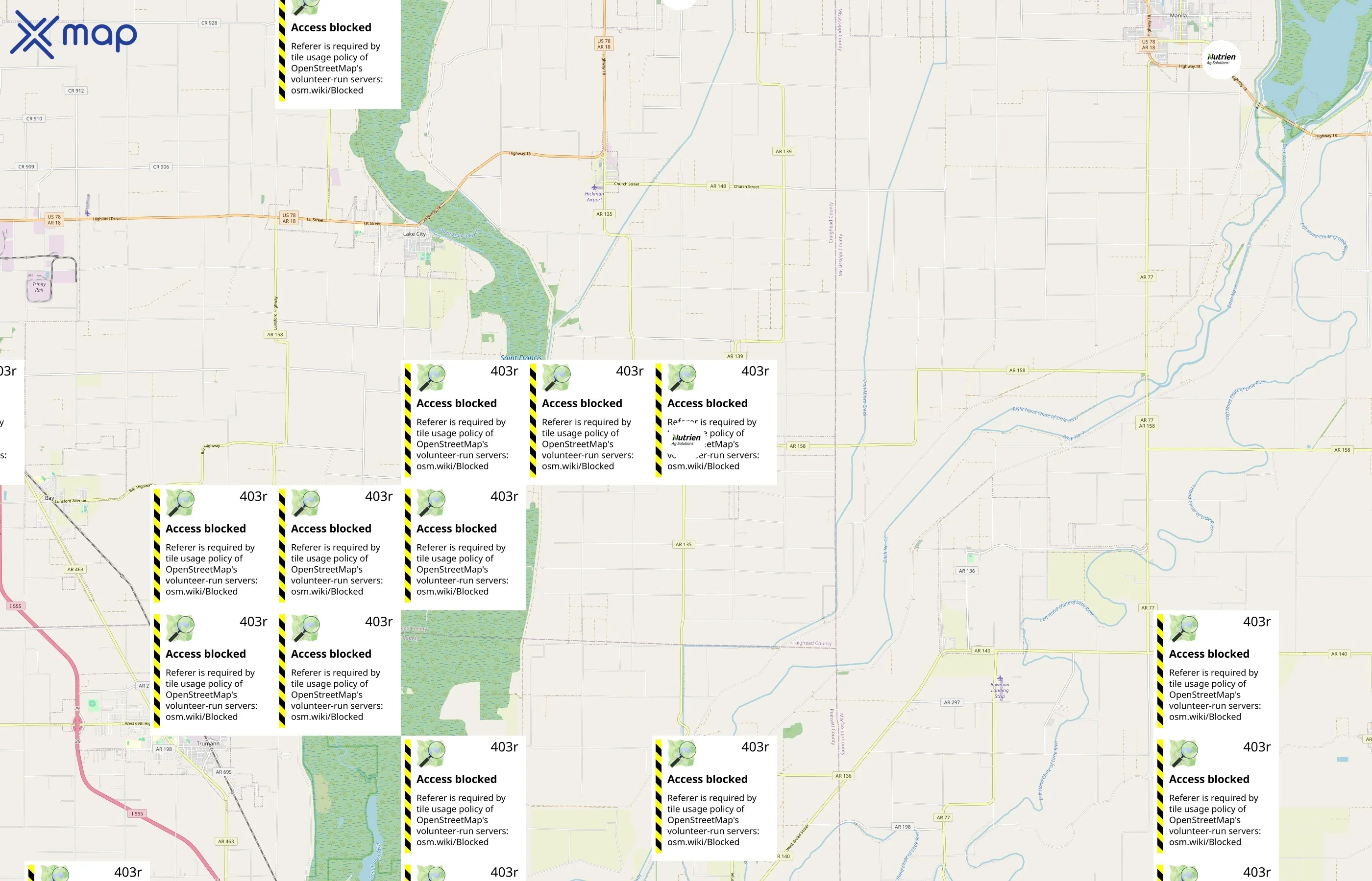 Nutrien Ag Solutions area coverage
