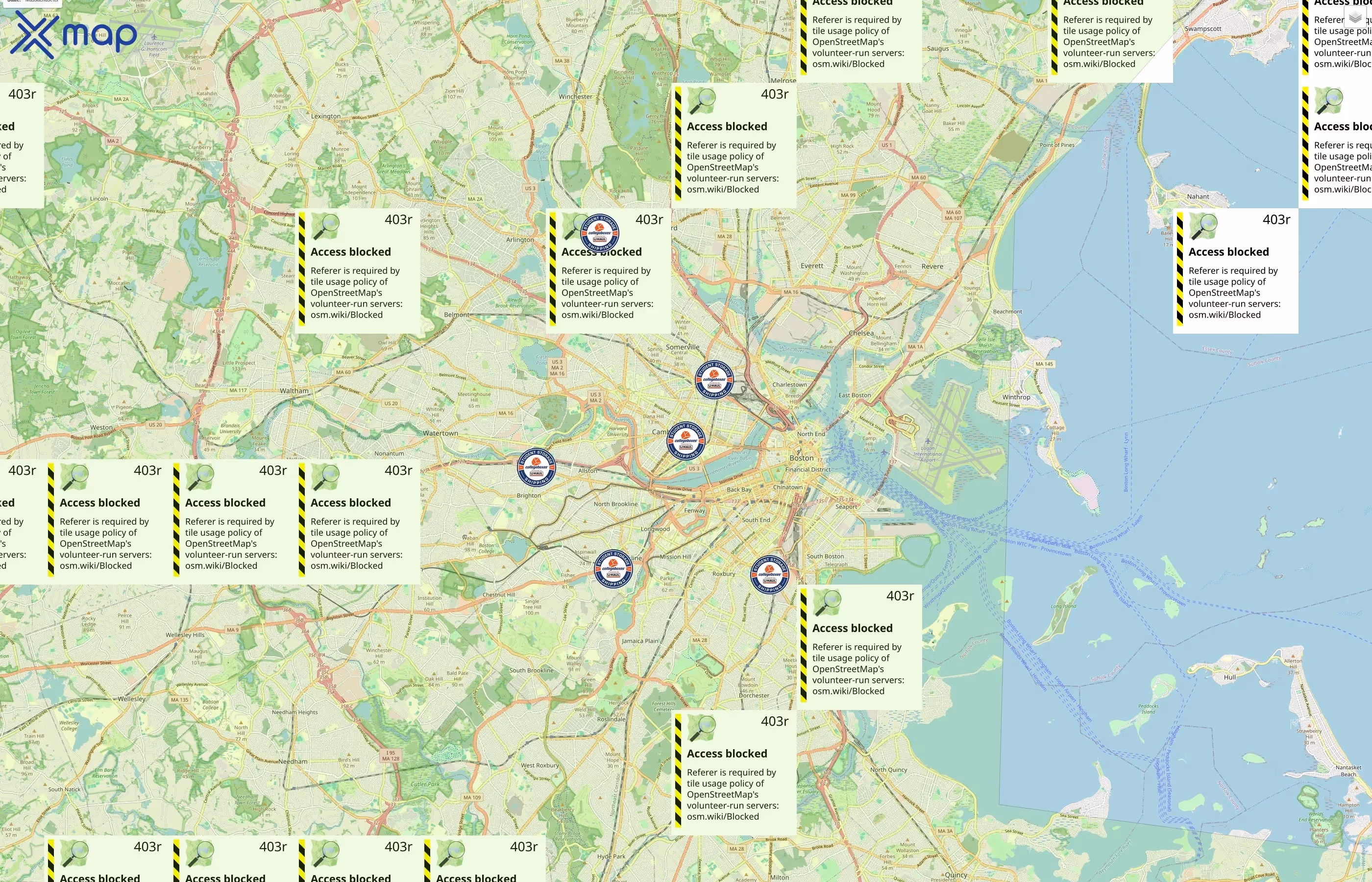 Collegeboxes by U-Haul traffic data