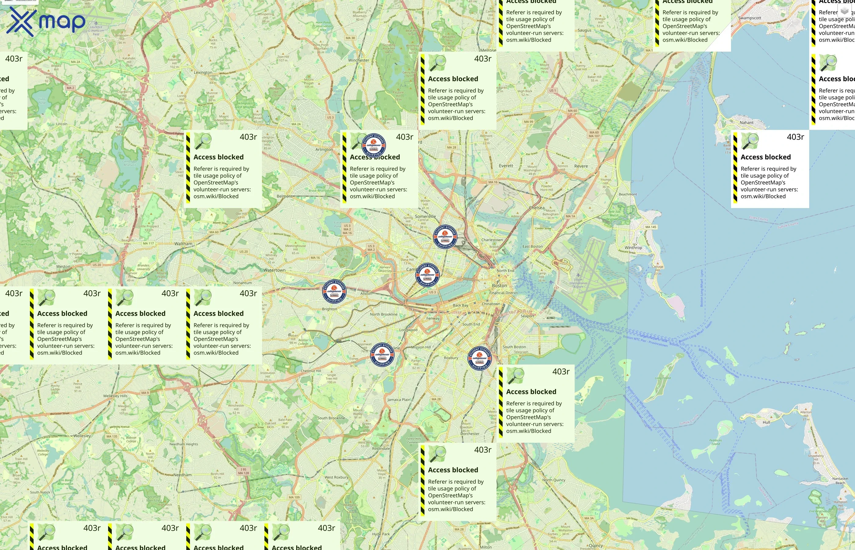 Collegeboxes by U-Haul traffic data