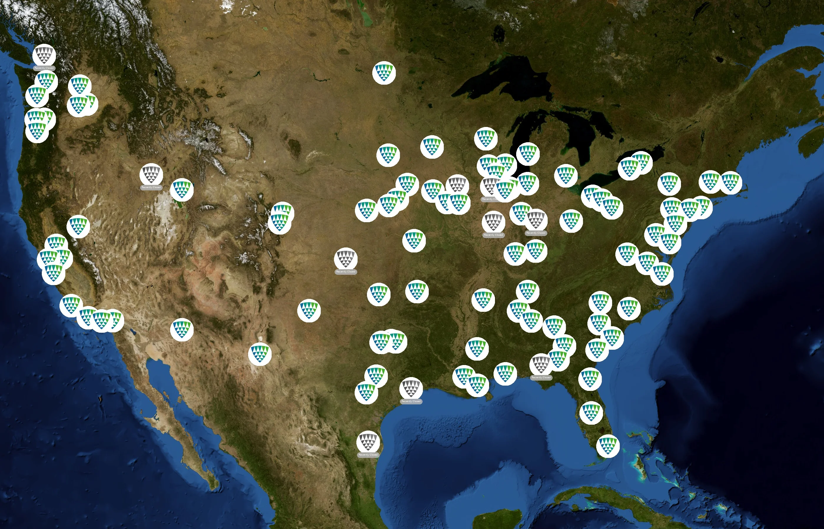 Lineage Logistics state distribution