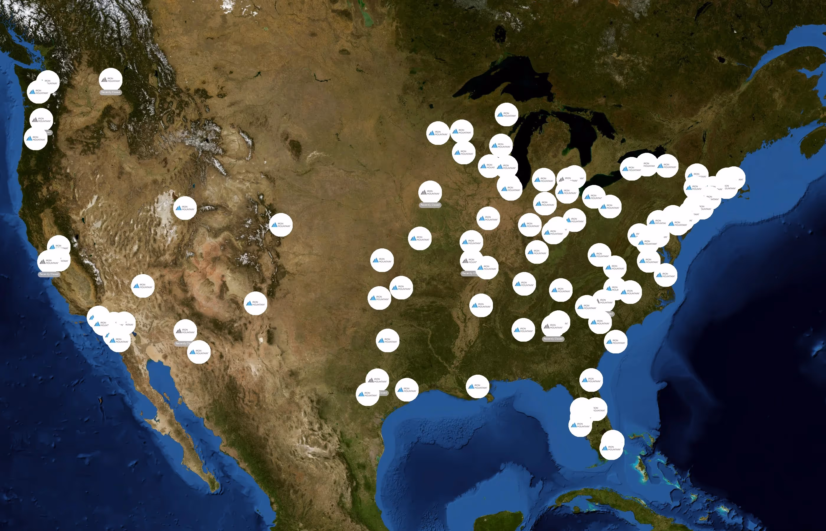 Iron Mountain state distribution