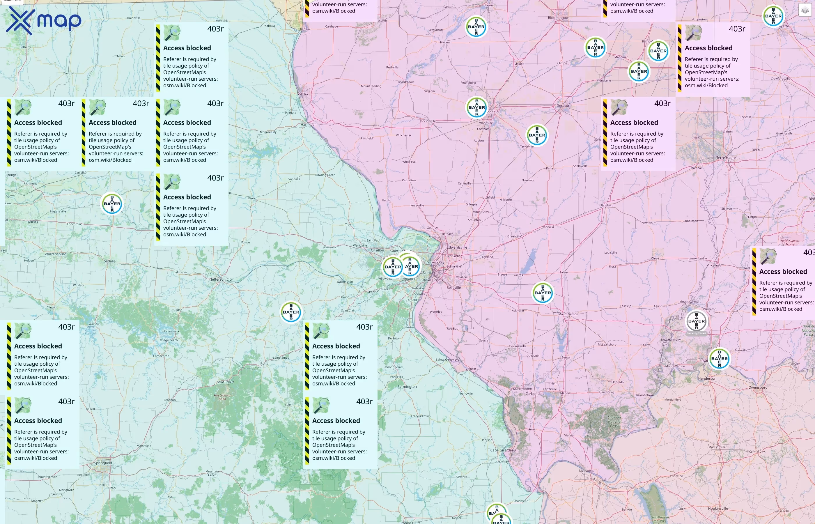 Bayer street hotspots