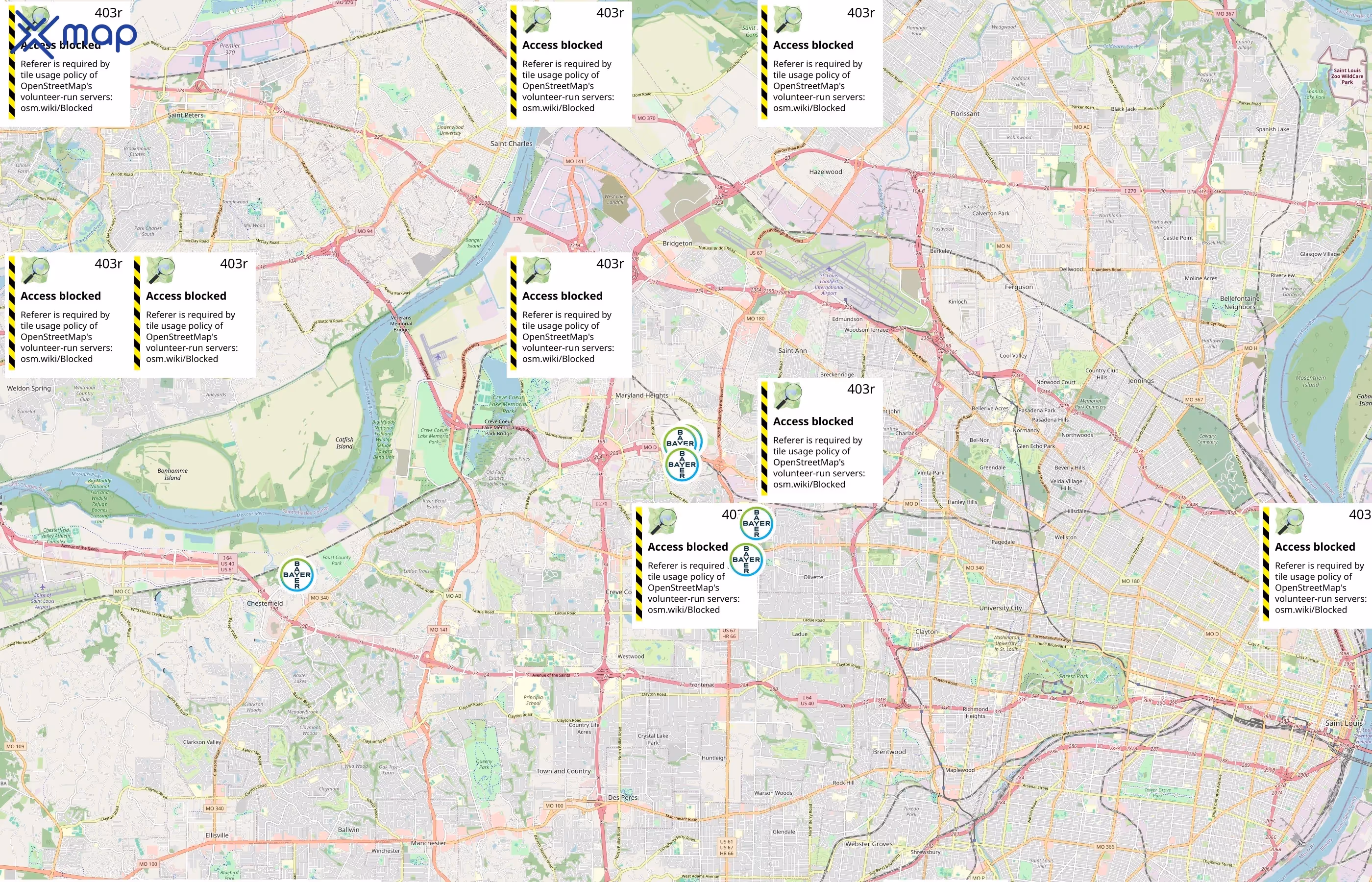 Bayer area coverage