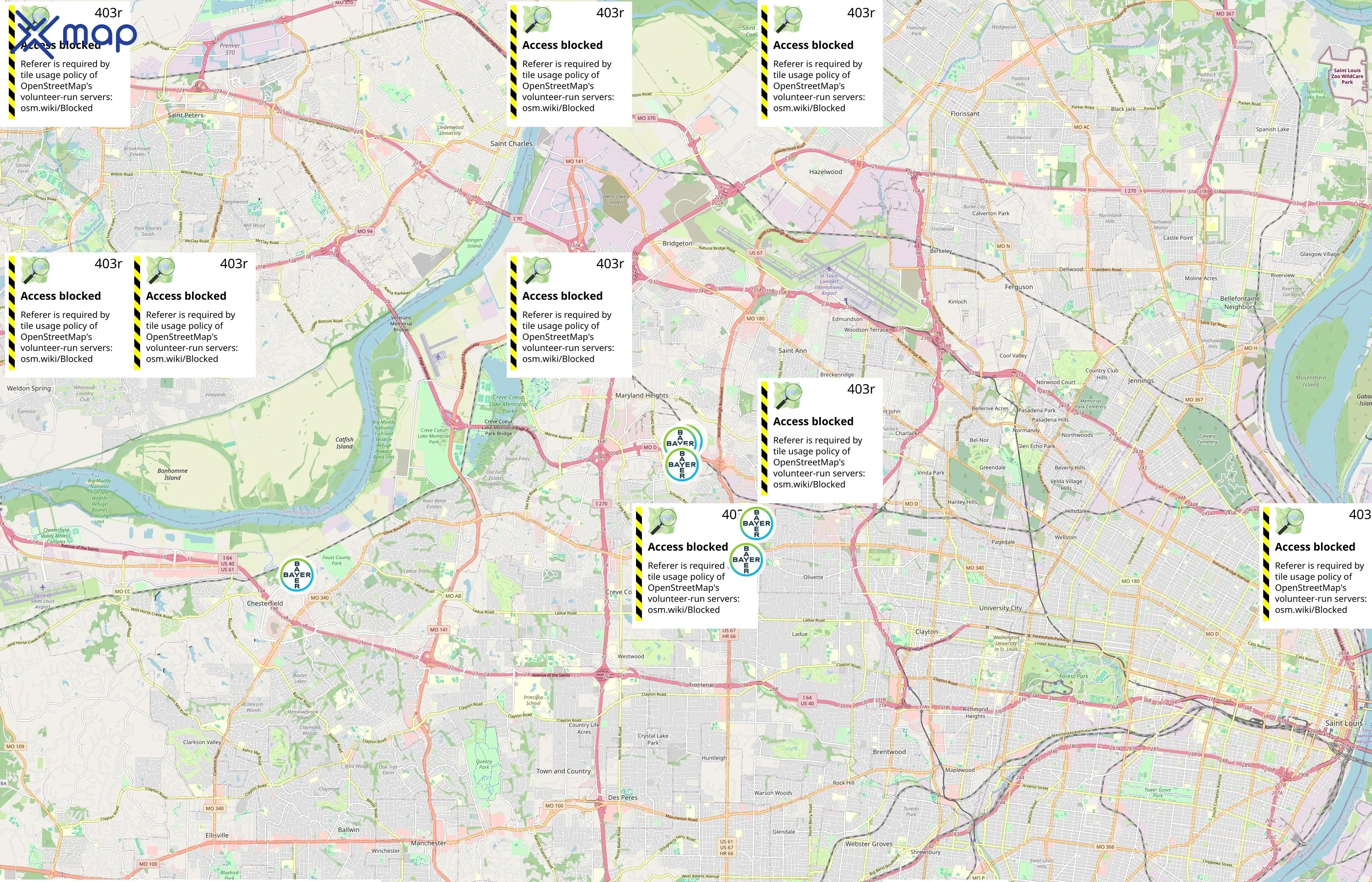 Bayer area coverage
