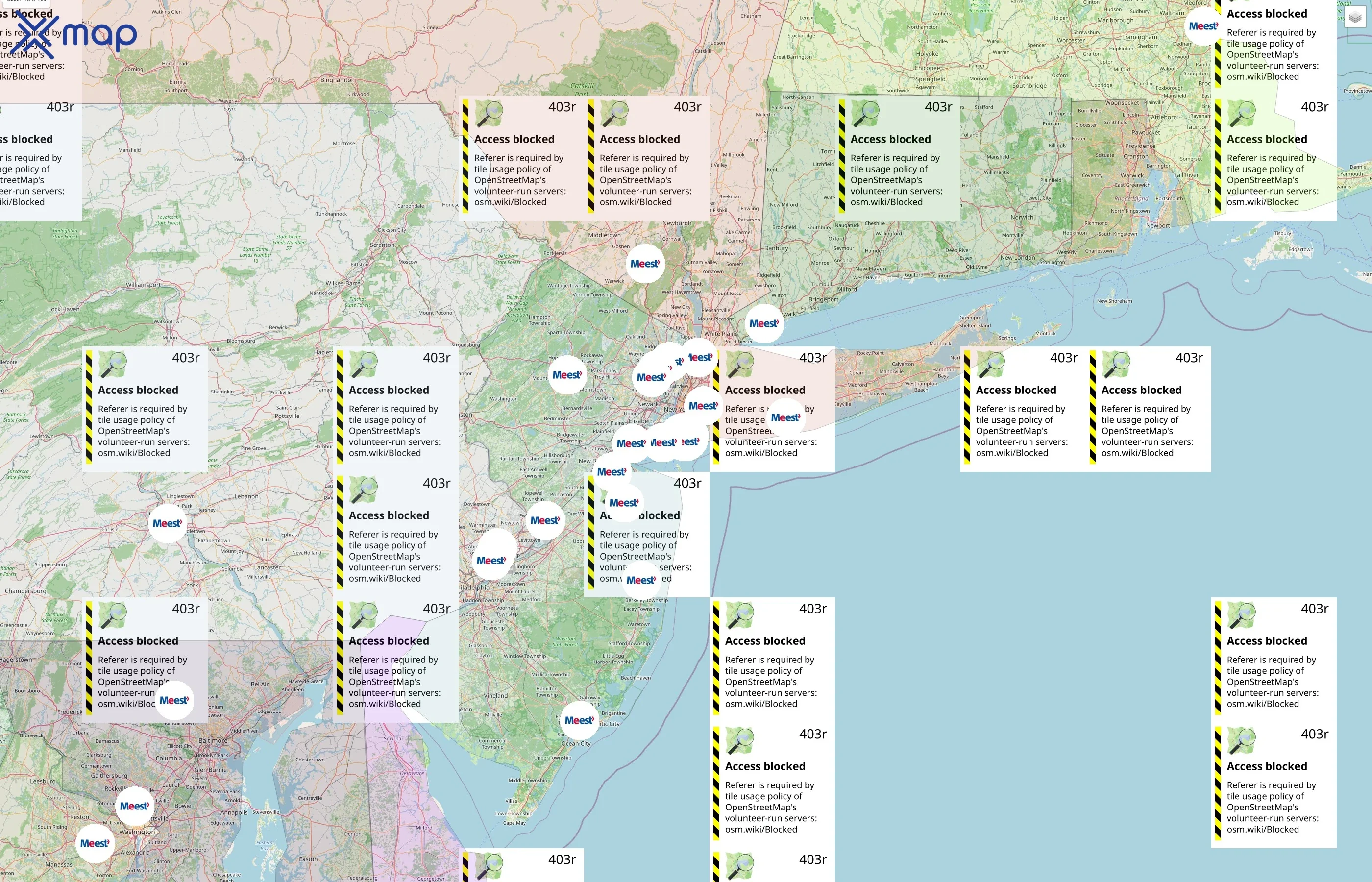 Meest street hotspots