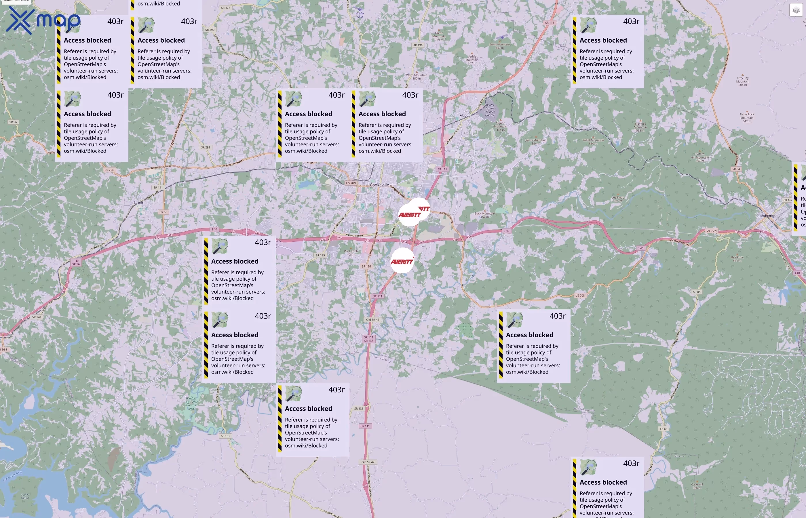 Averitt Express traffic data