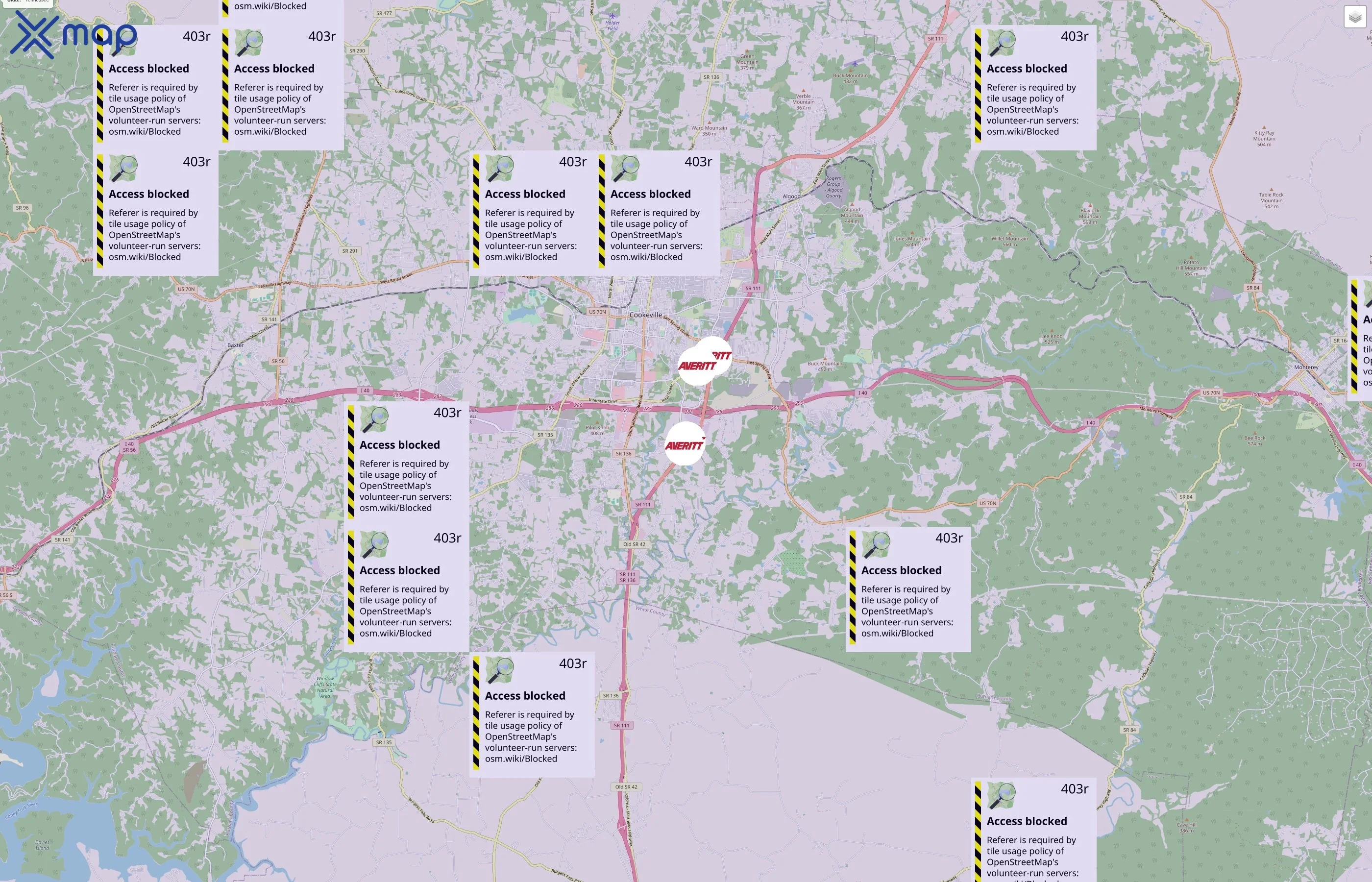 Averitt Express traffic data