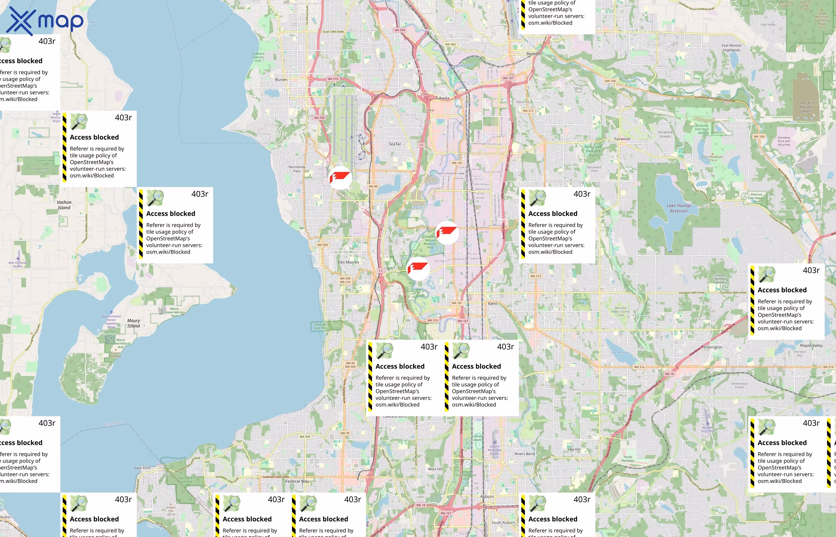 Expeditors area coverage