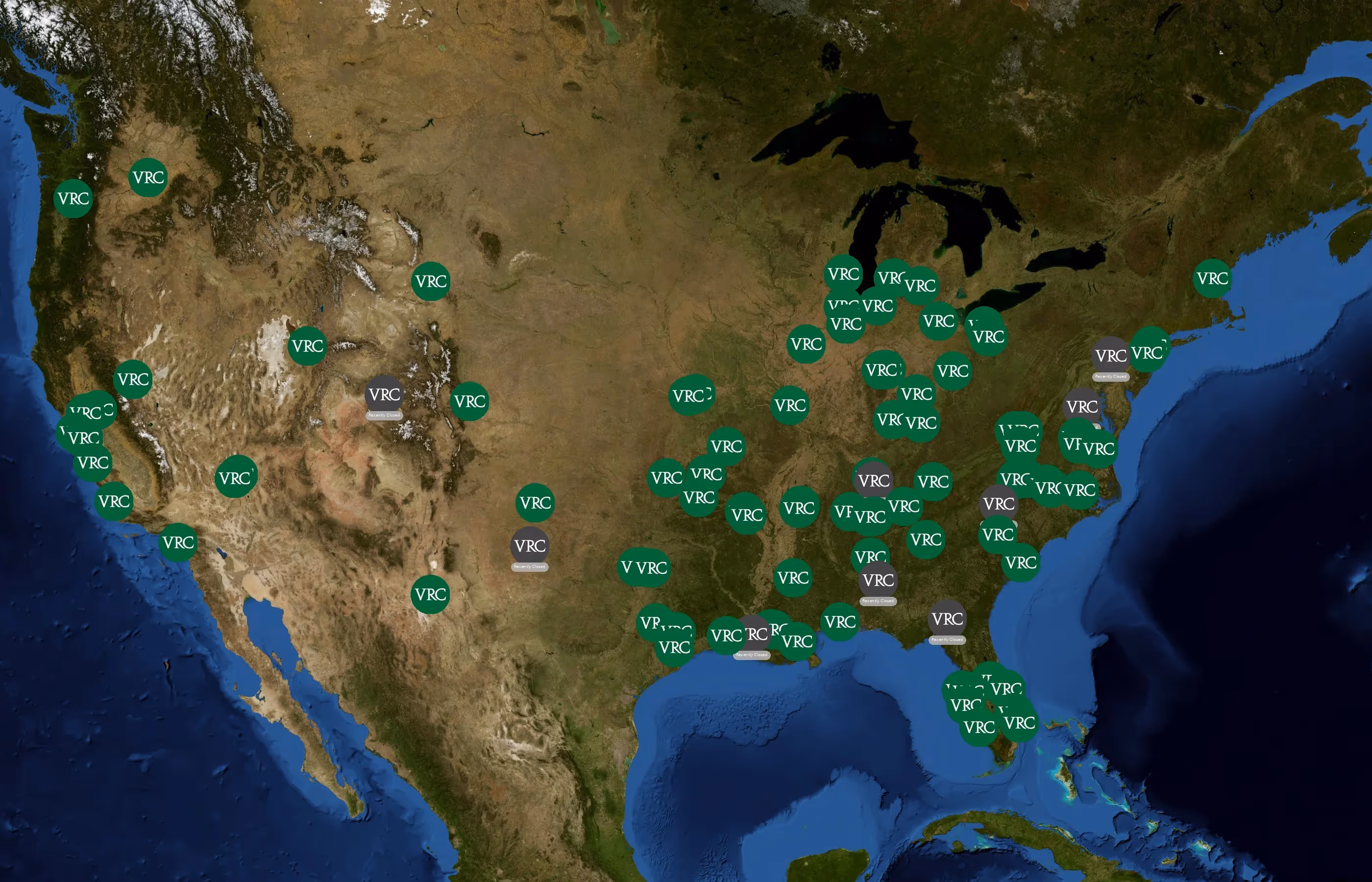 Vital Records Control state distribution