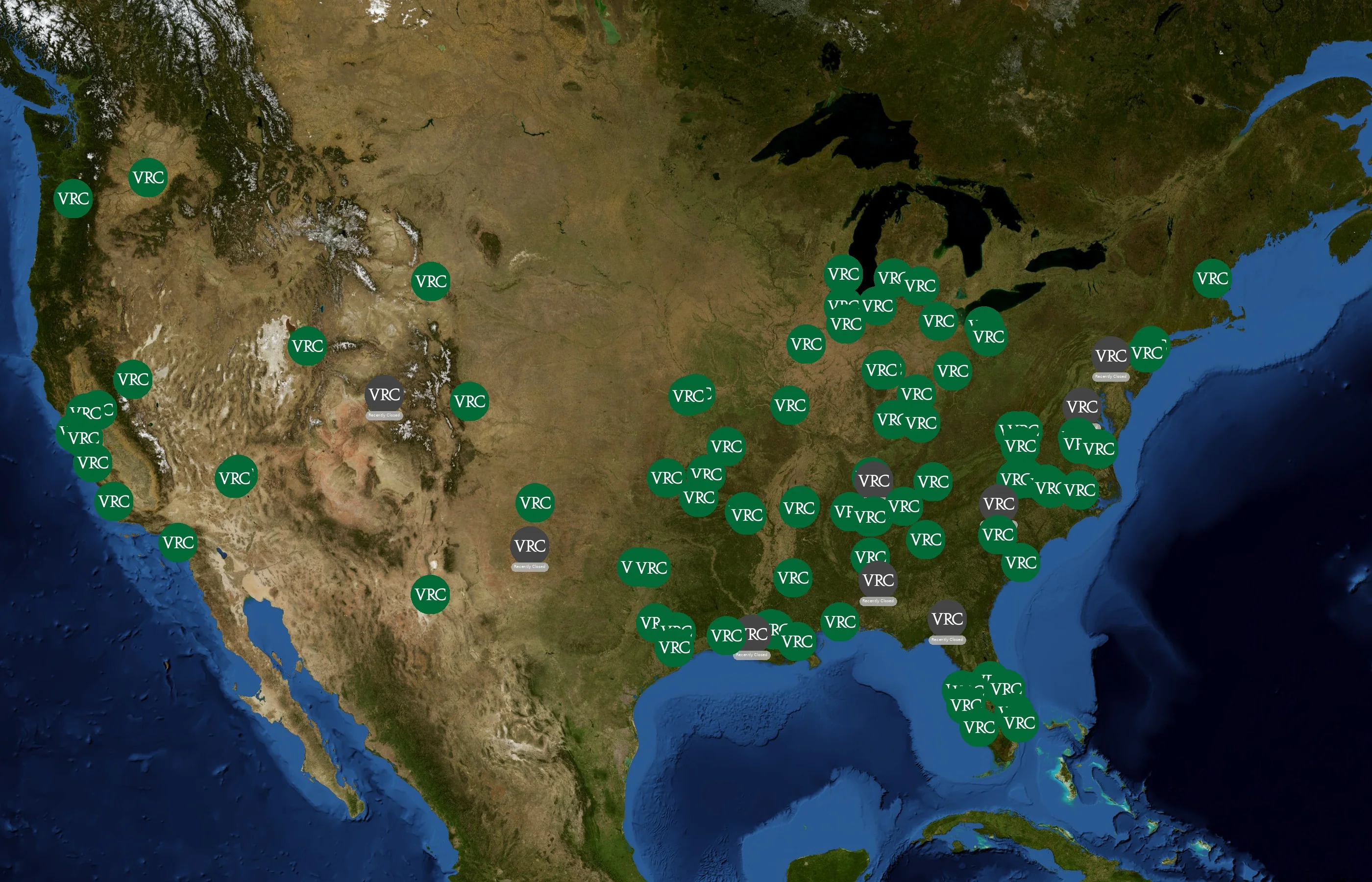 Vital Records Control state distribution