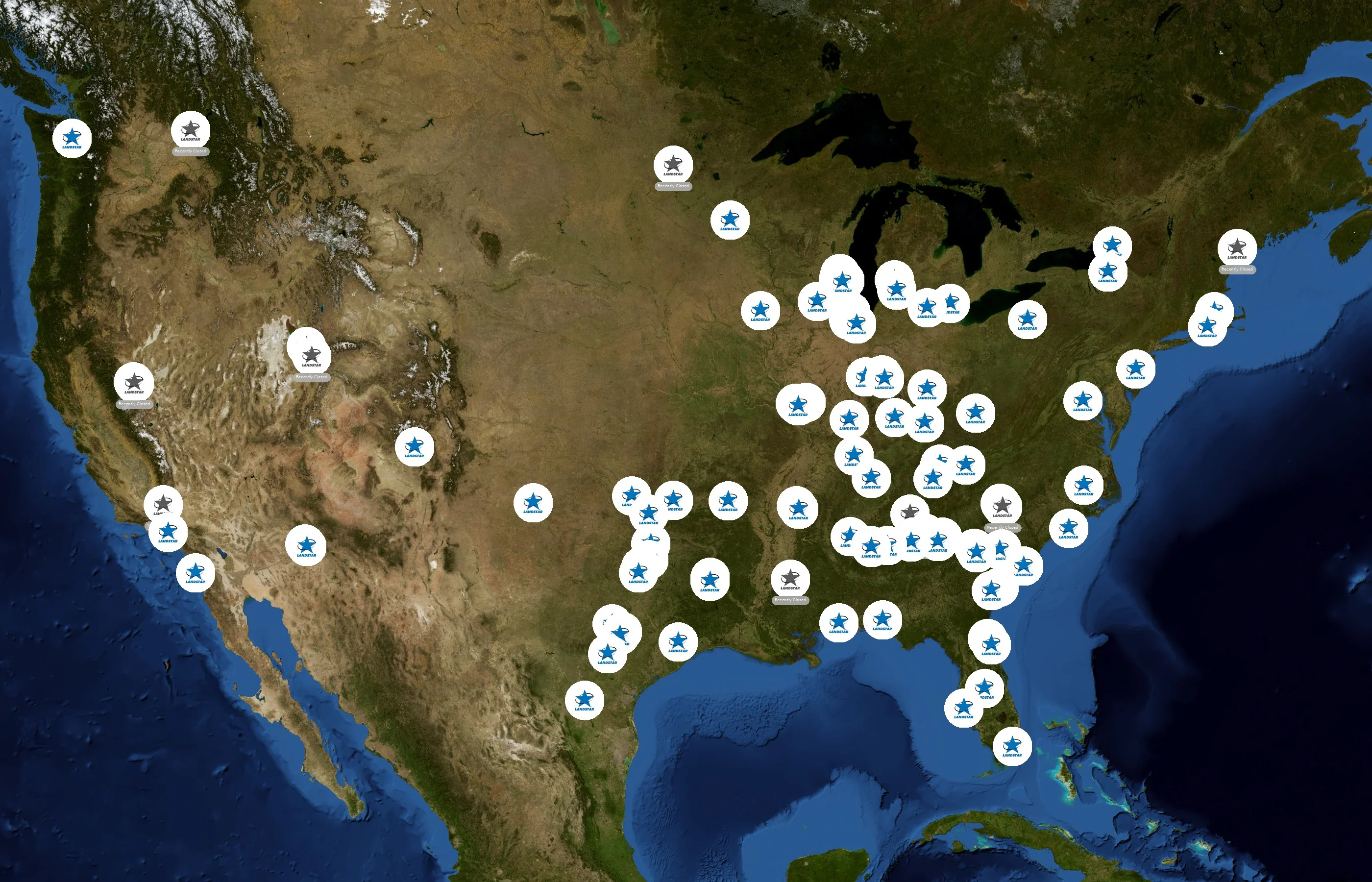 Landstar System, Inc. state distribution