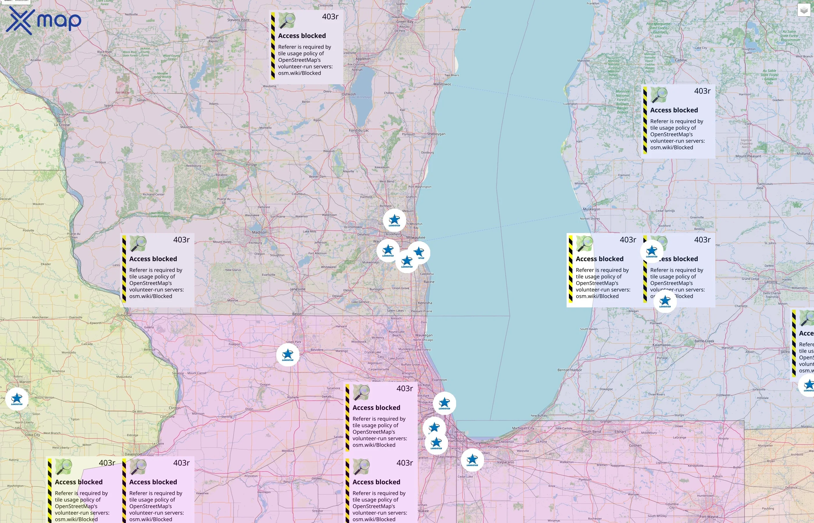 Landstar System, Inc. street hotspots