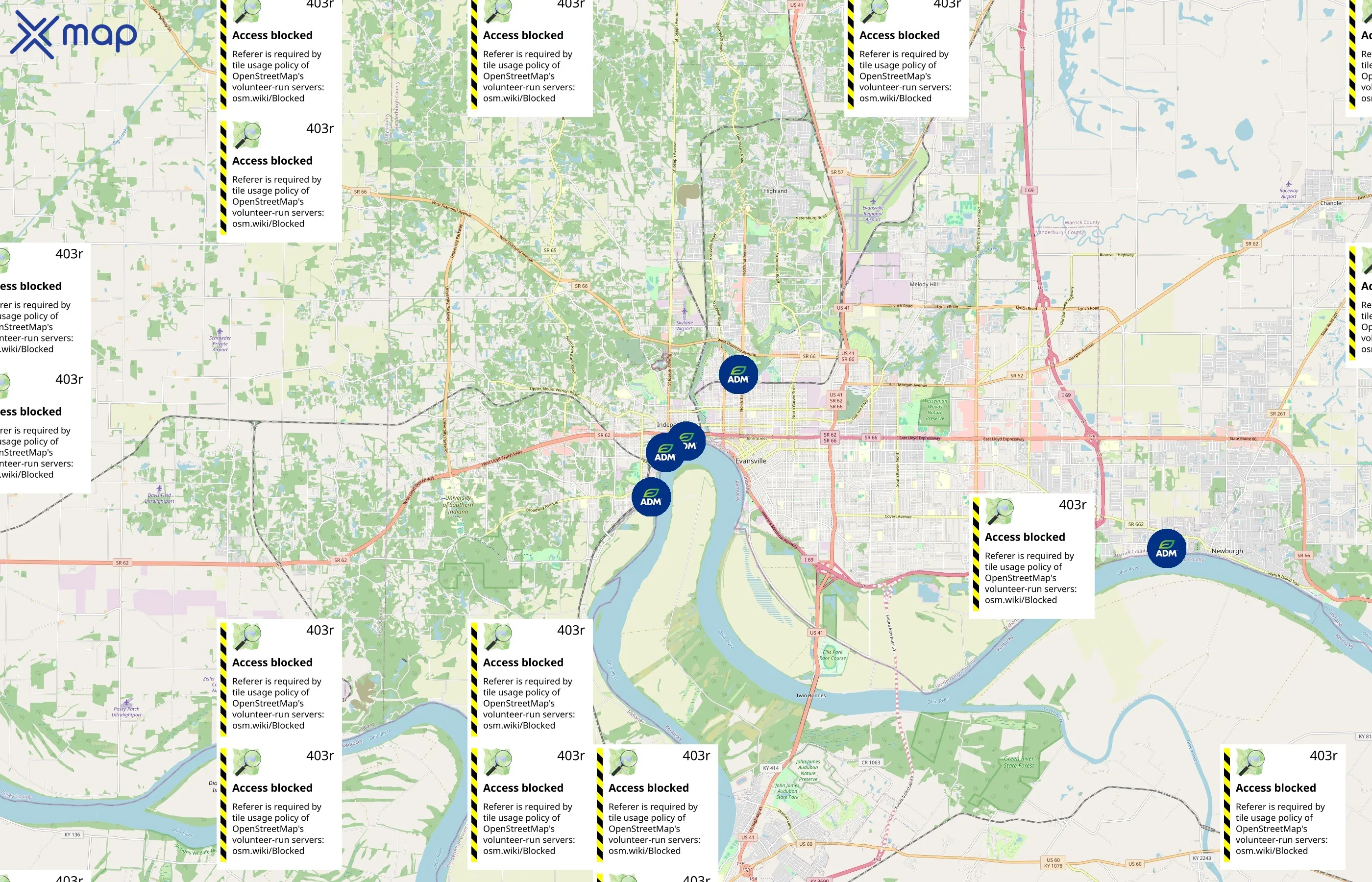 Archer Daniels Midland Company area coverage