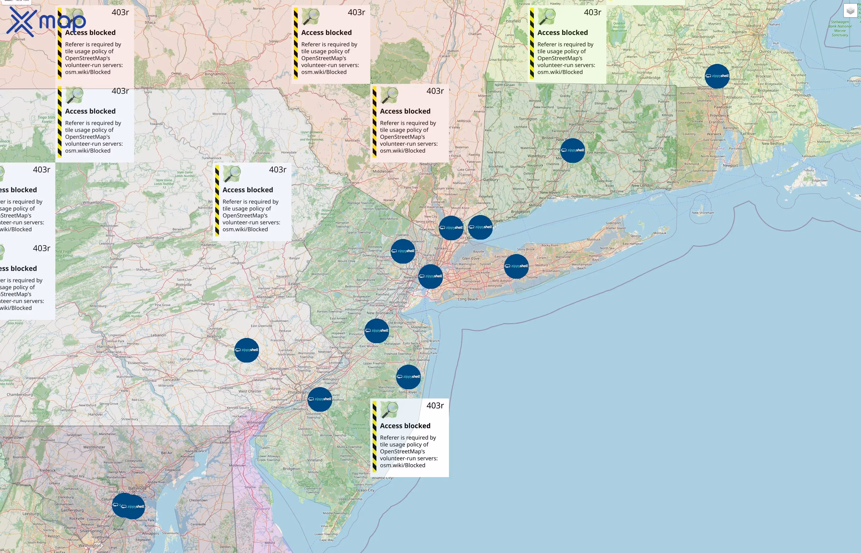 Zippy Shell street hotspots
