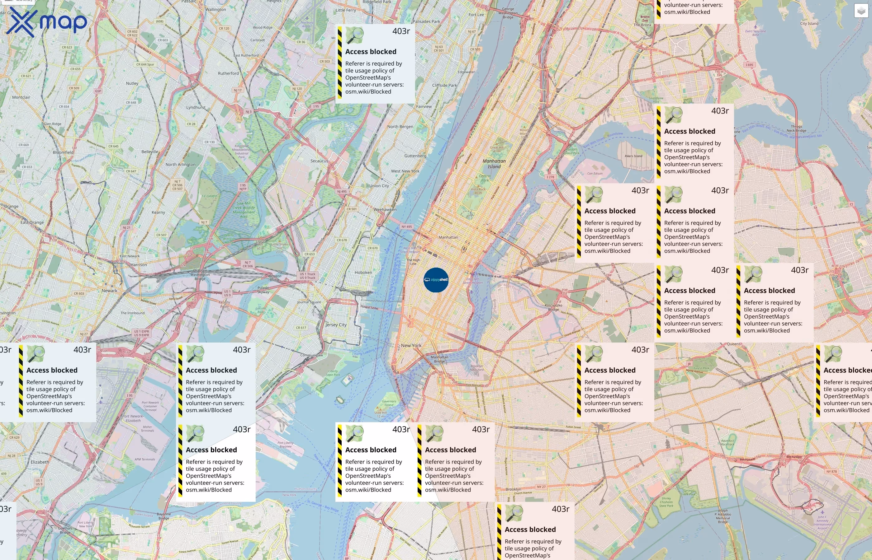 Zippy Shell traffic data