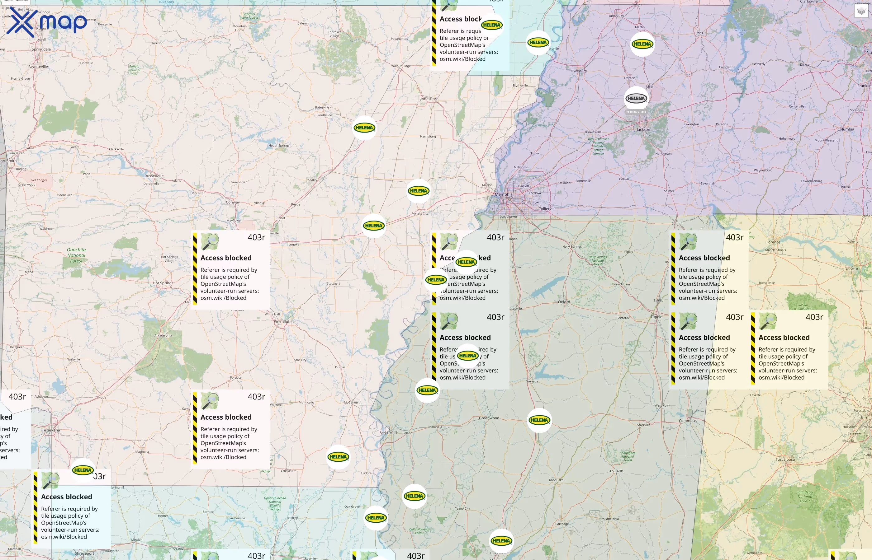 Helena Agri-Enterprises street hotspots