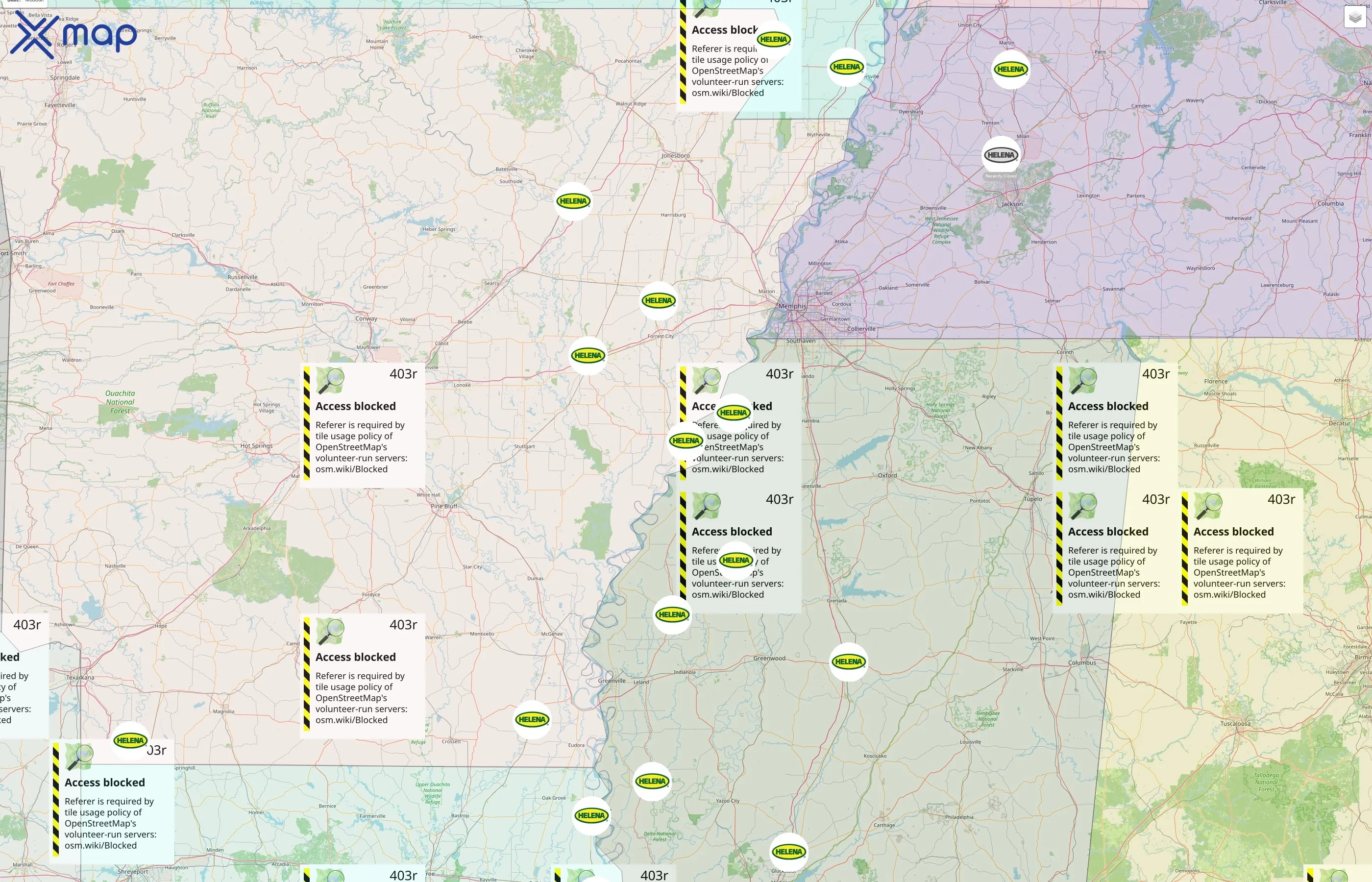 Helena Agri-Enterprises street hotspots