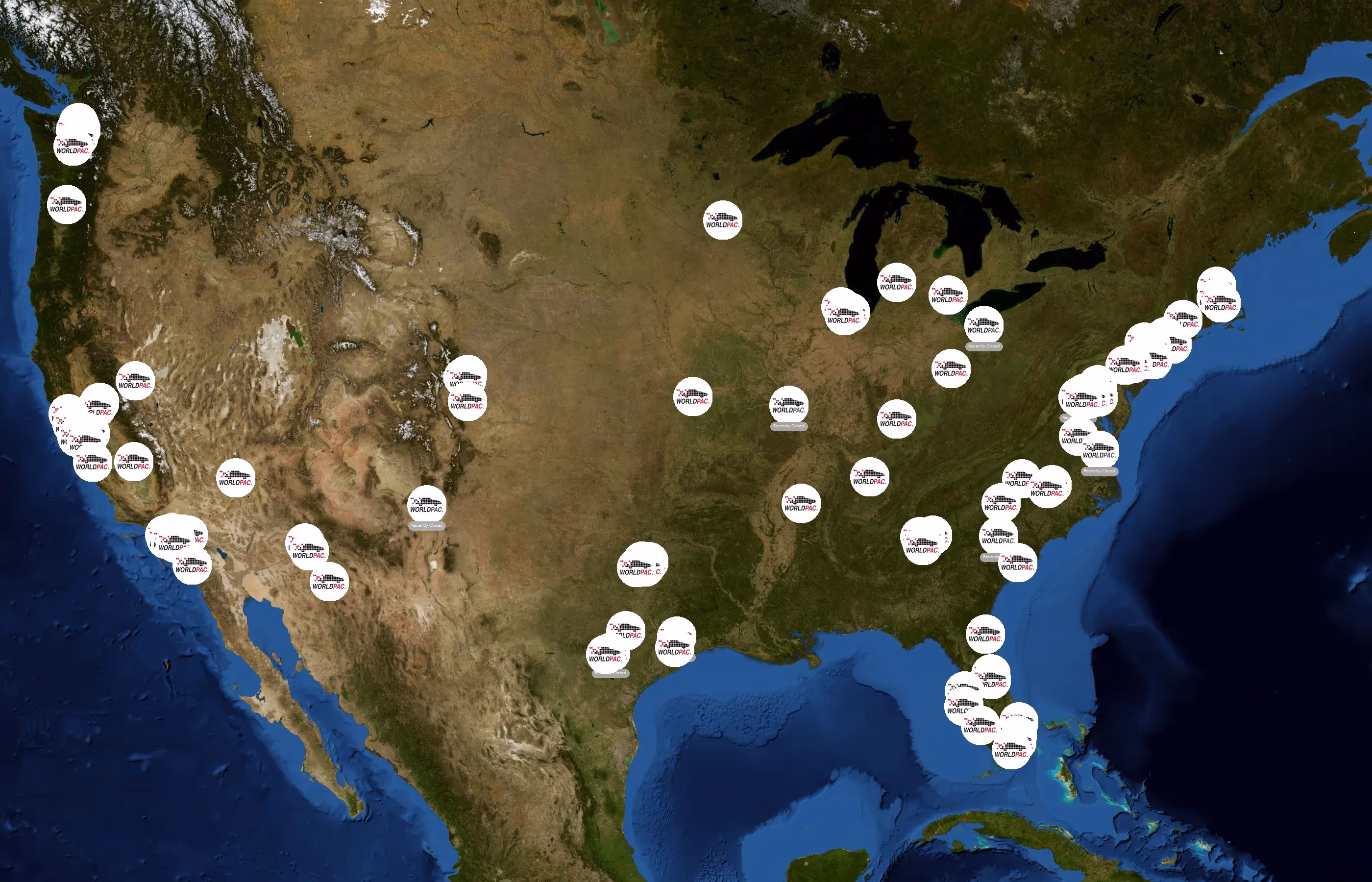 WORLDPAC state distribution