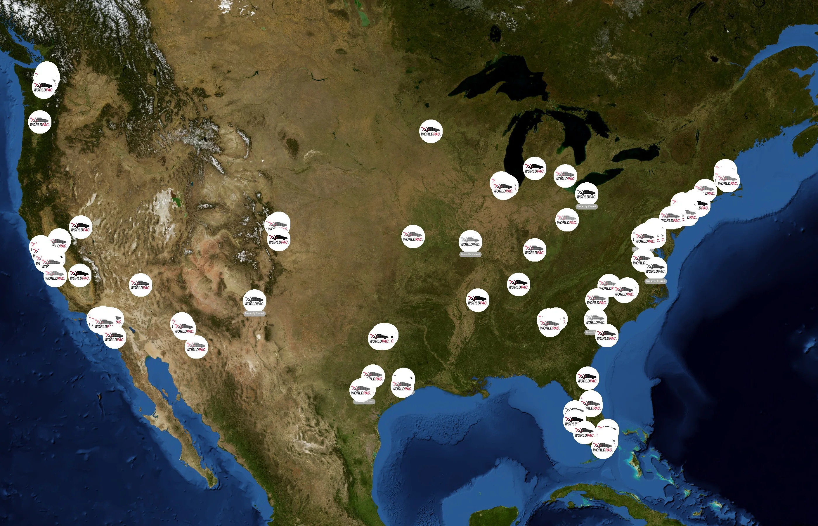 WORLDPAC state distribution