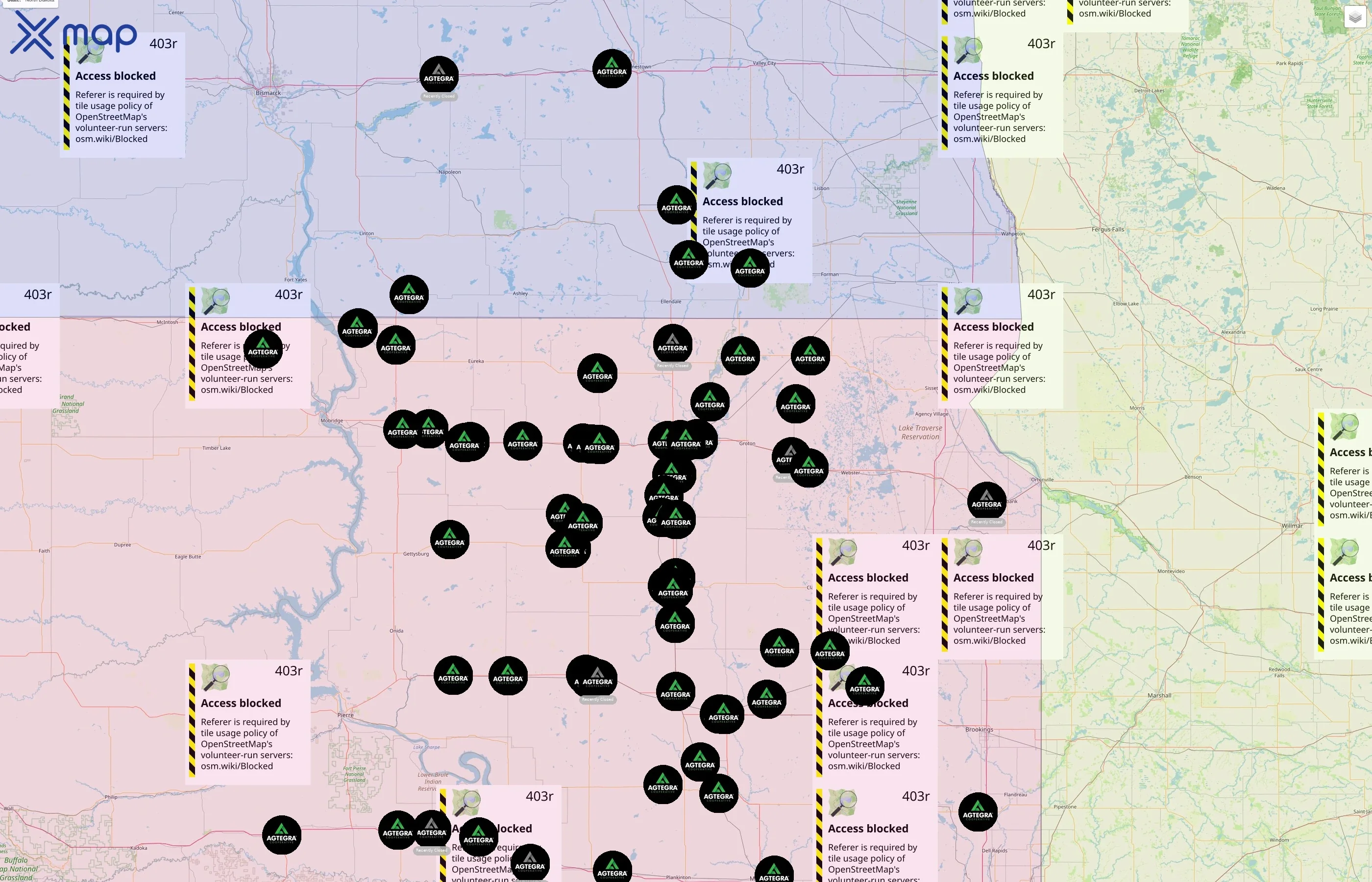 Agtegra Cooperative street hotspots