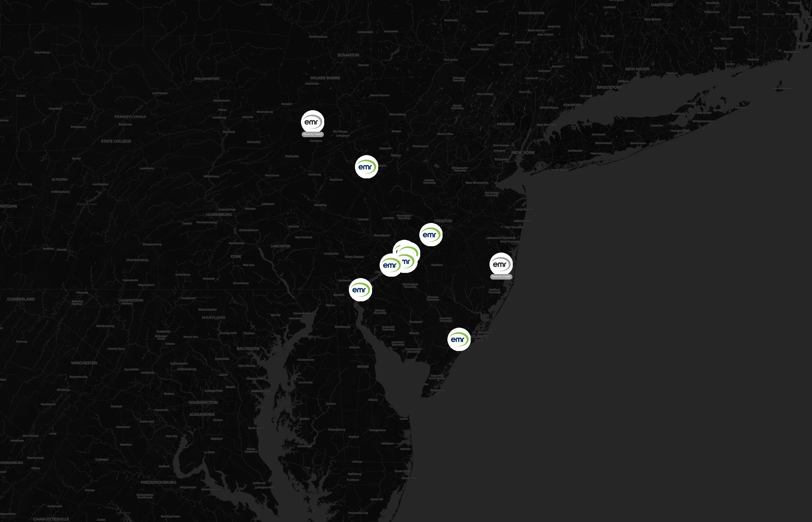 EMR Metal Recycling city distribution