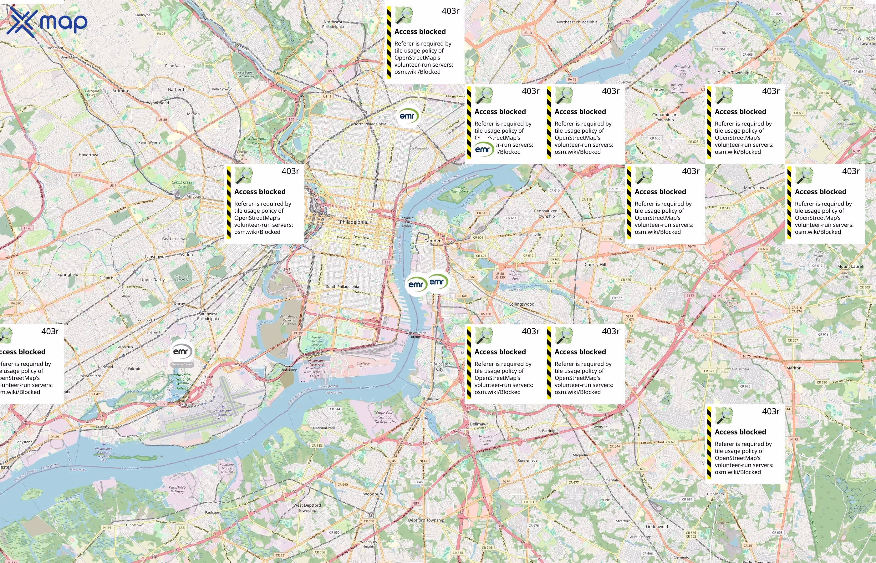 EMR Metal Recycling area coverage