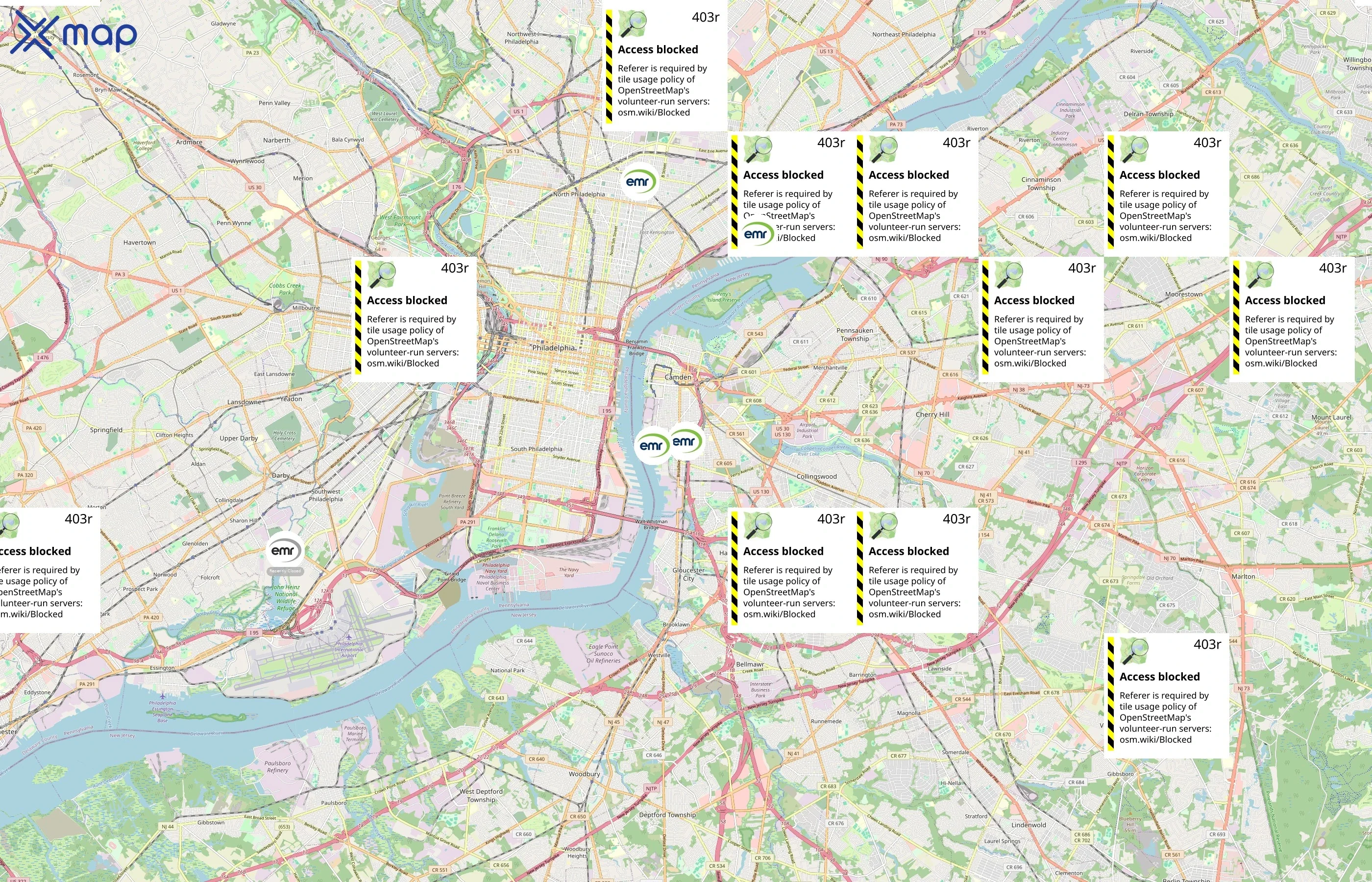 EMR Metal Recycling area coverage