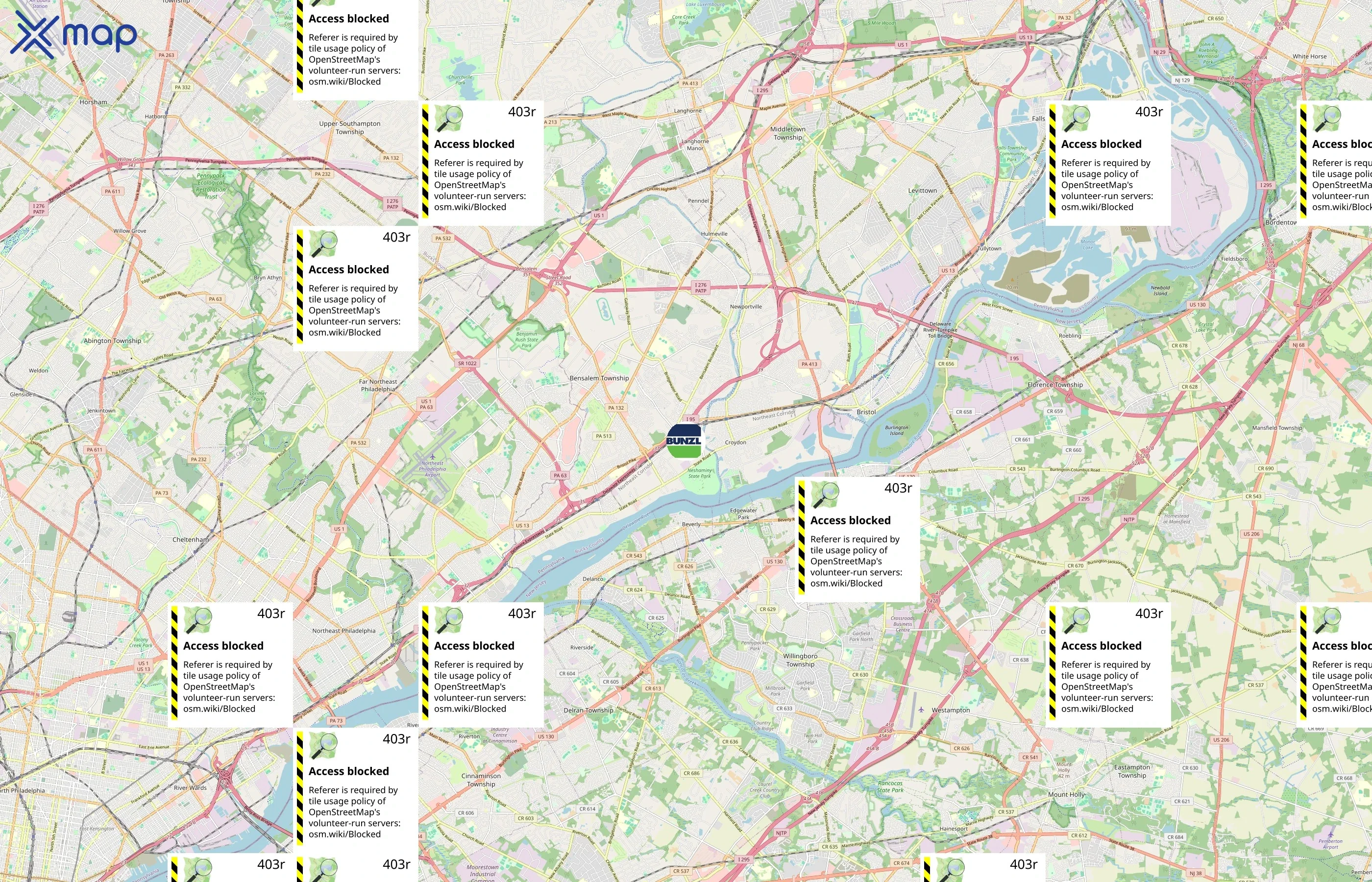Bunzl area coverage