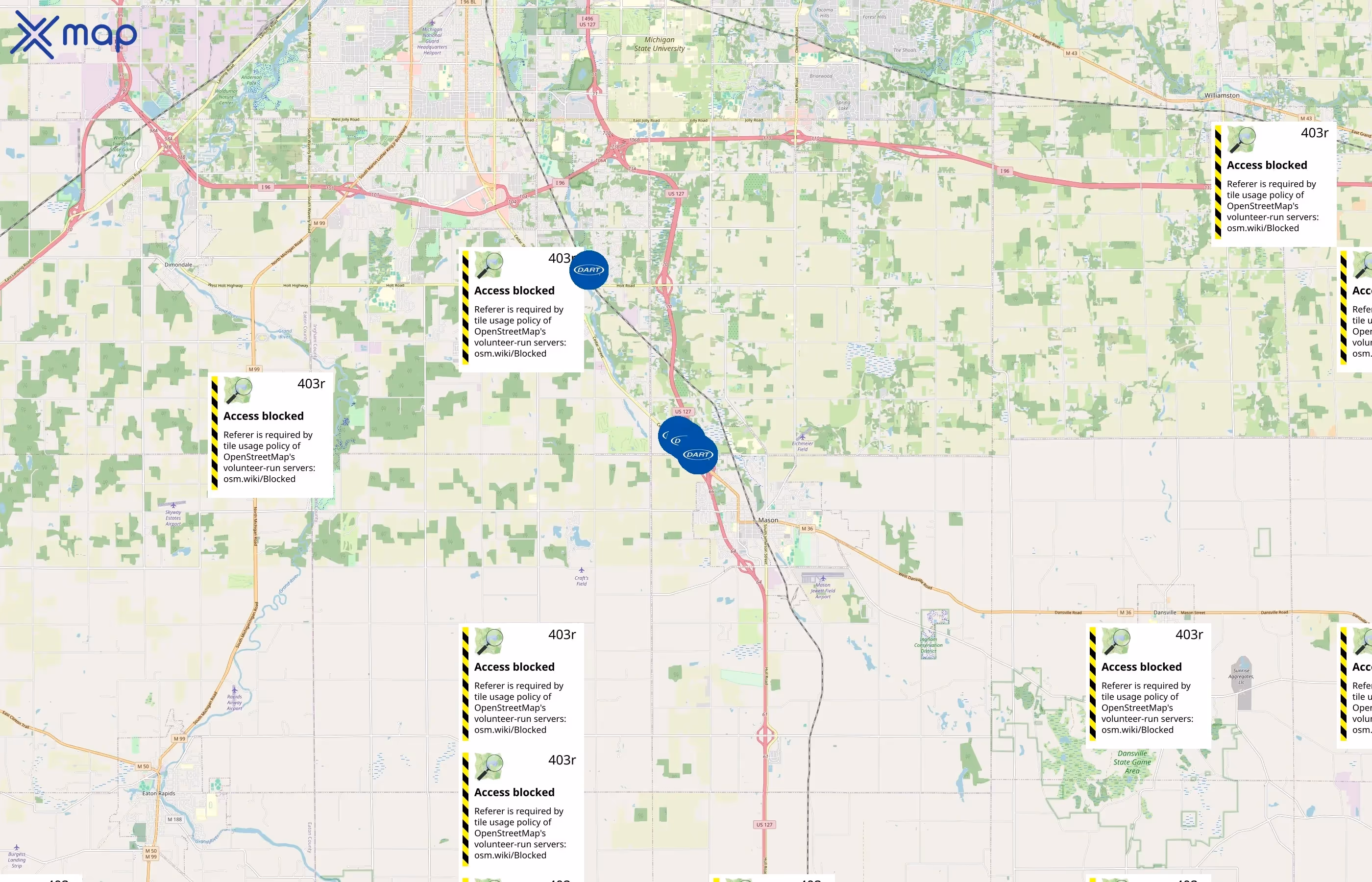 Dart Container Corporation area coverage
