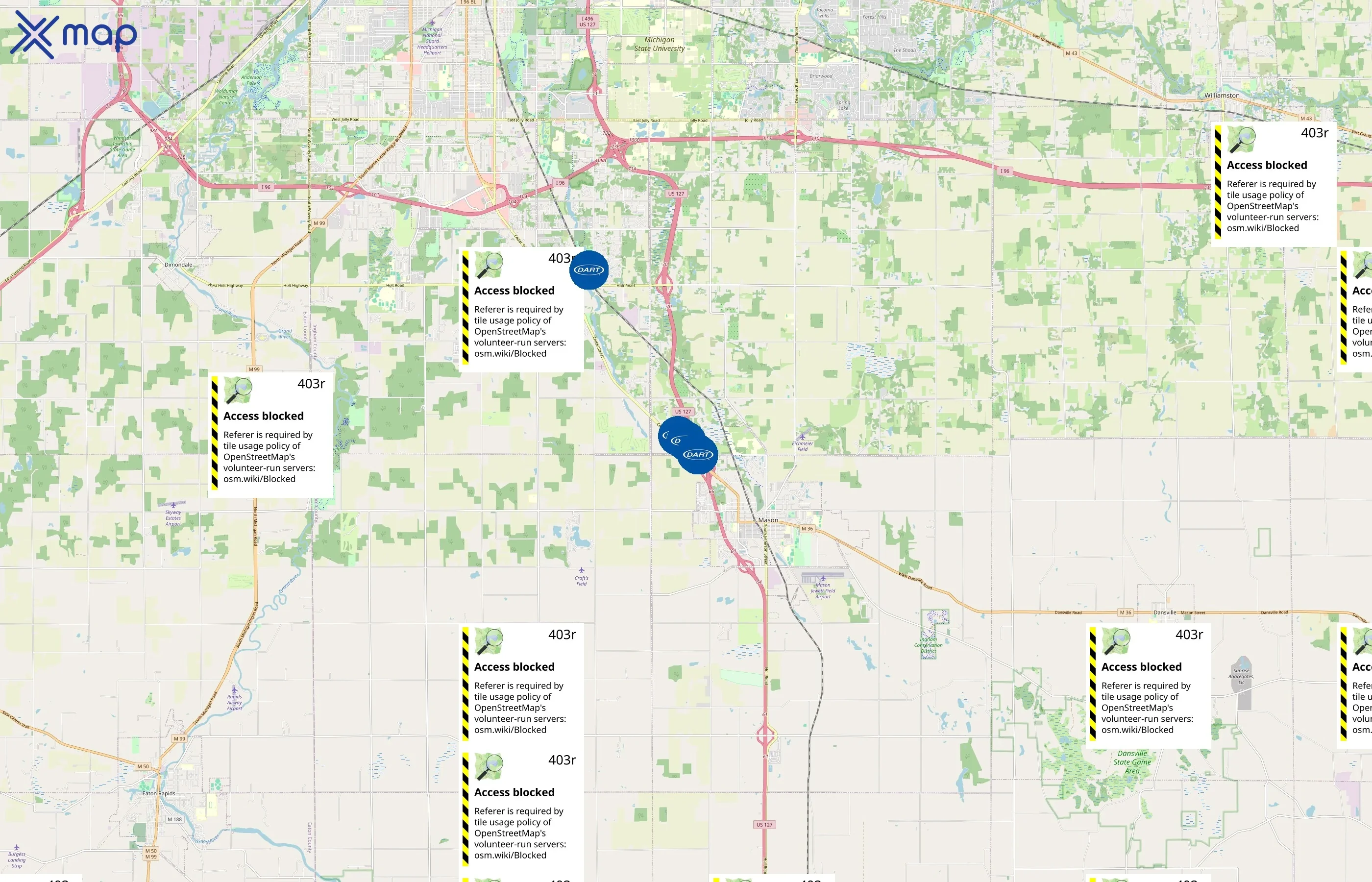 Dart Container Corporation area coverage
