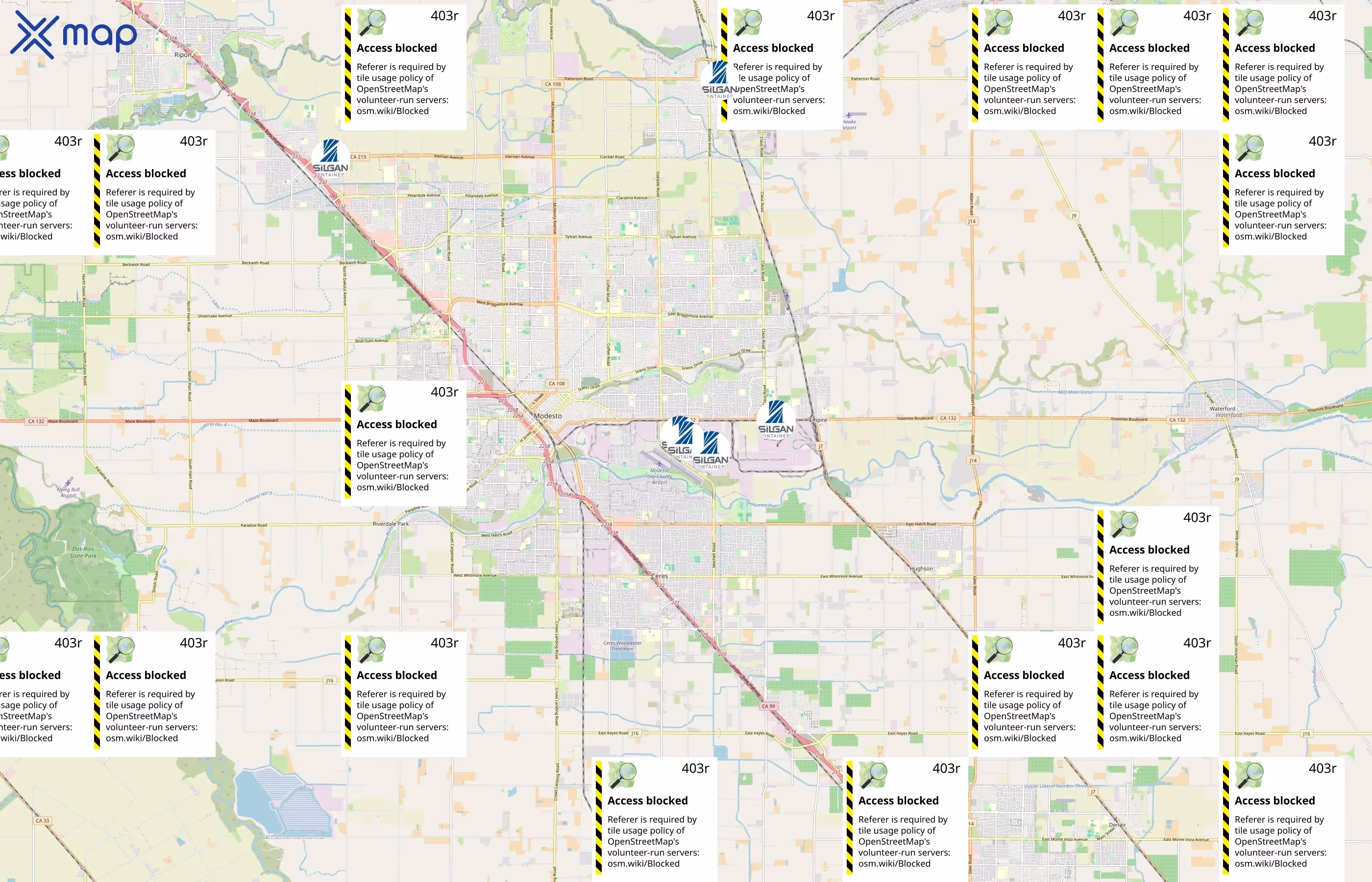 Silgan Containers area coverage