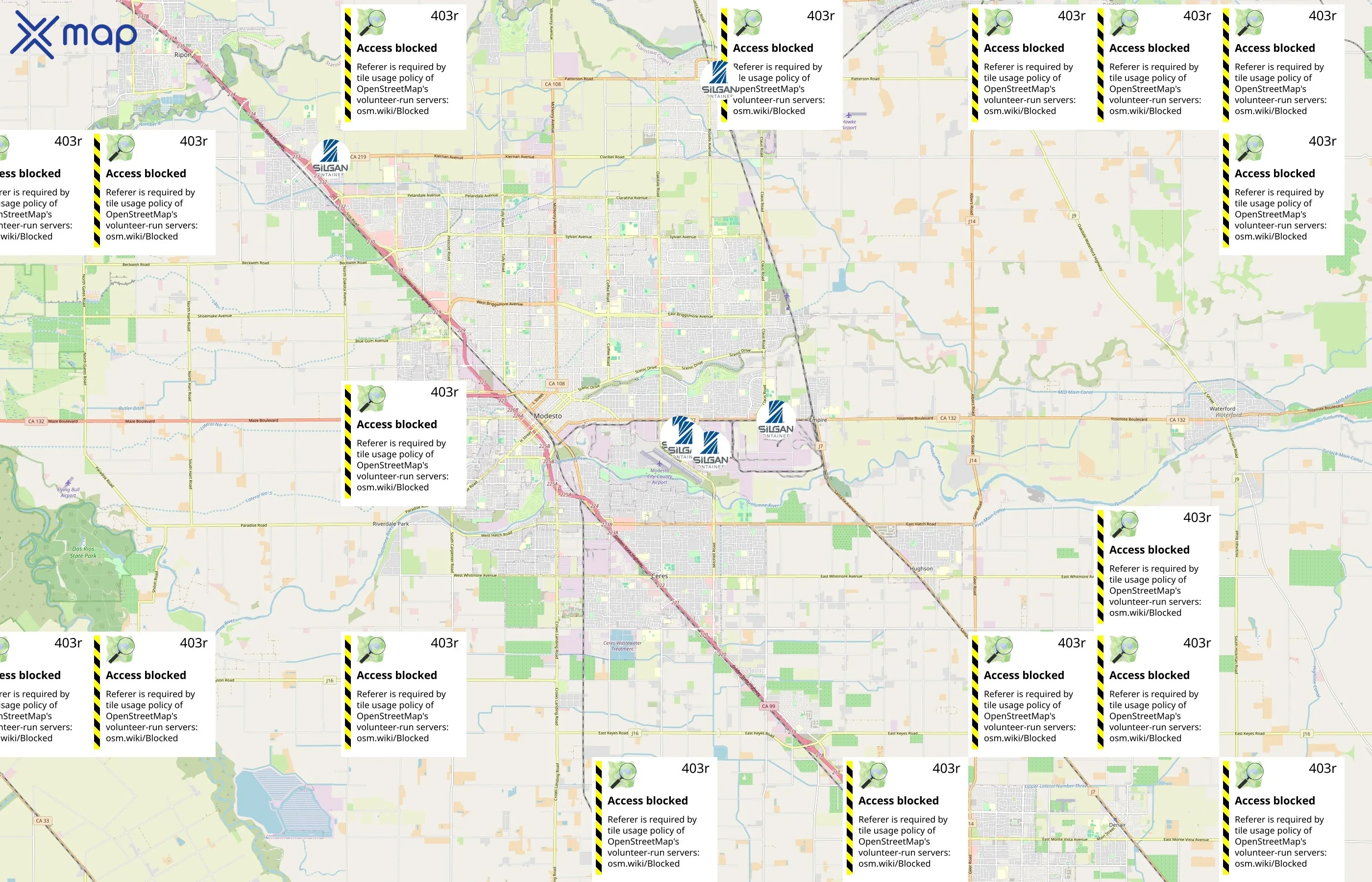 Silgan Containers area coverage